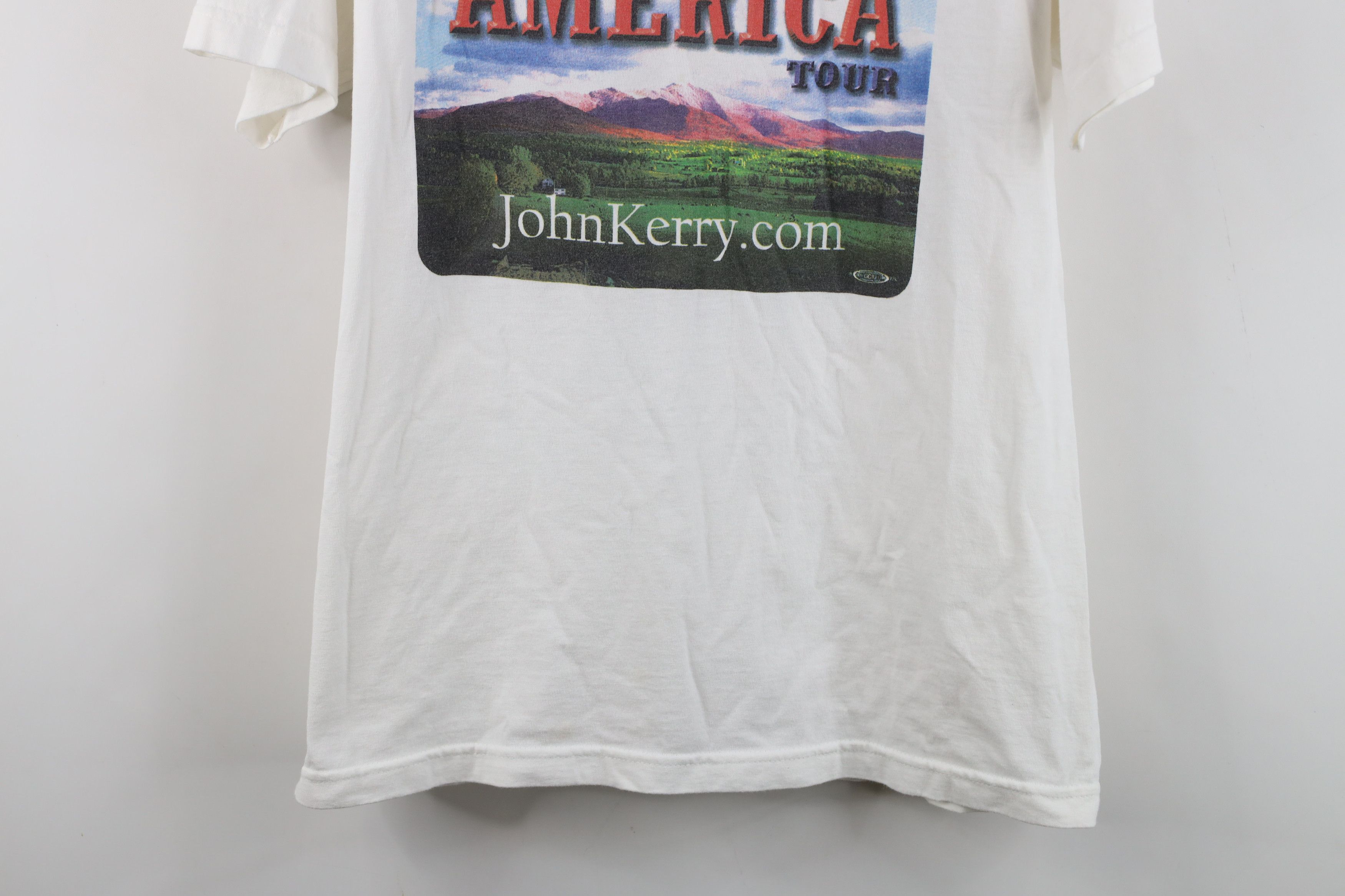 Vintage Vintage Y2K Believe In America President Tour T-Shirt USA Size US L / EU 52-54 / 3 - 3 Thumbnail