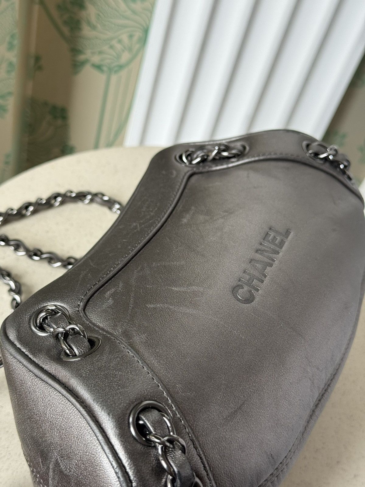 Chanel 2003 Chanel Small Metallic Leather Tassel Baguette Bag Size ONE SIZE - 15 Thumbnail