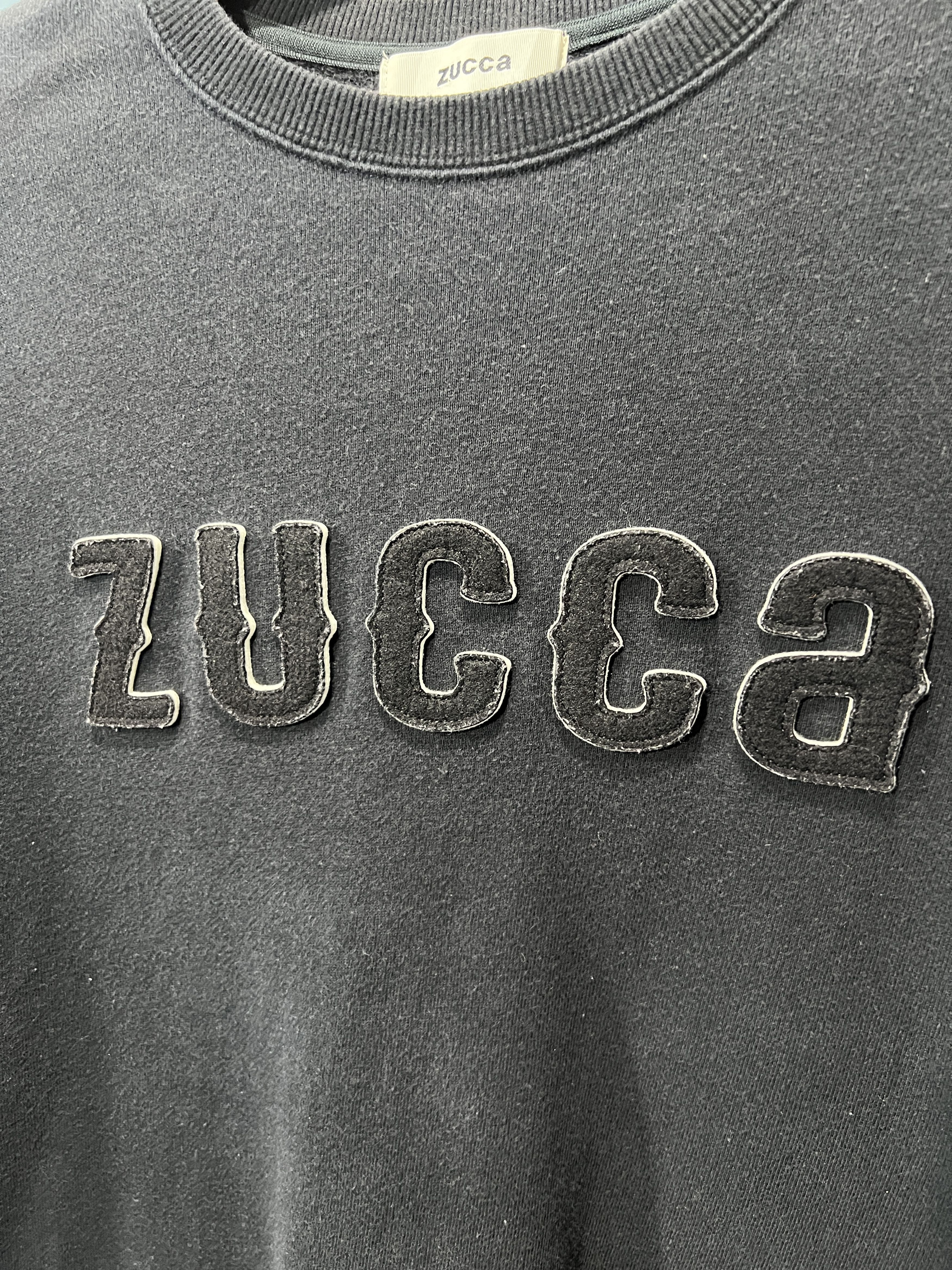Zucca ZUCCa by ISSEY MIYAKE Felt Logo Sweatshirt (M) GTMP389 Size US M / EU 48-50 / 2 - 2 Thumbnail