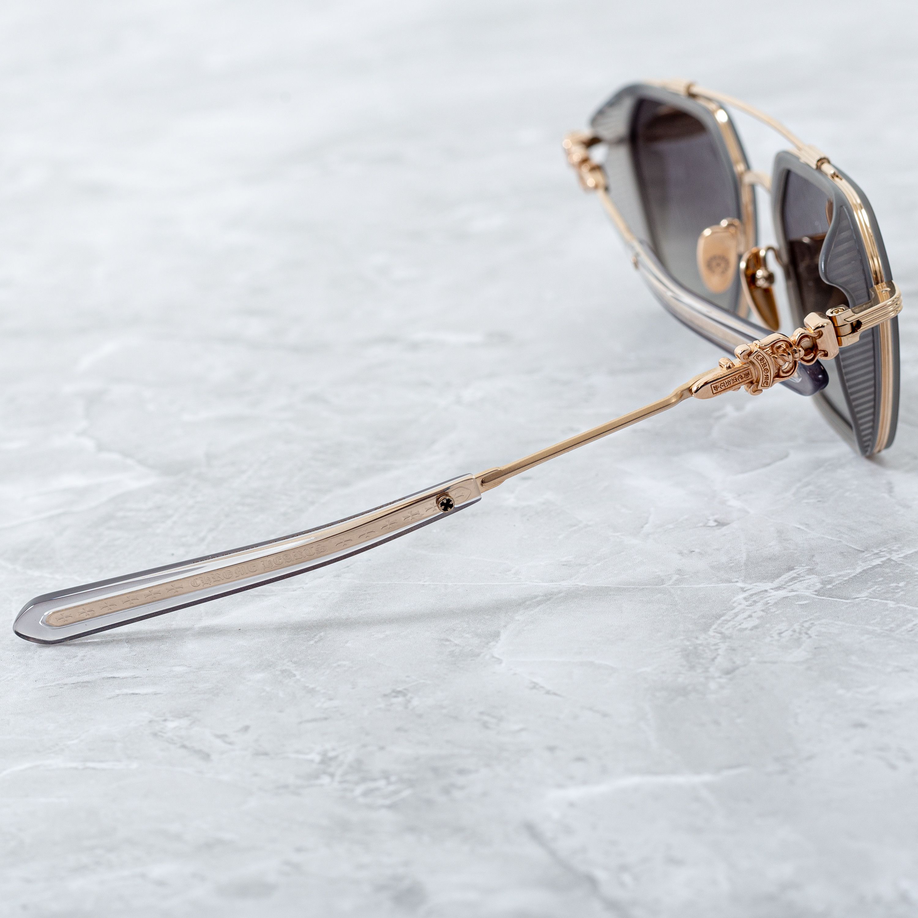 Chrome Hearts CHROME HEARTS HOTATION MATTE GRAPHITE/GOLD PLATED Size ONE SIZE - 10 Thumbnail