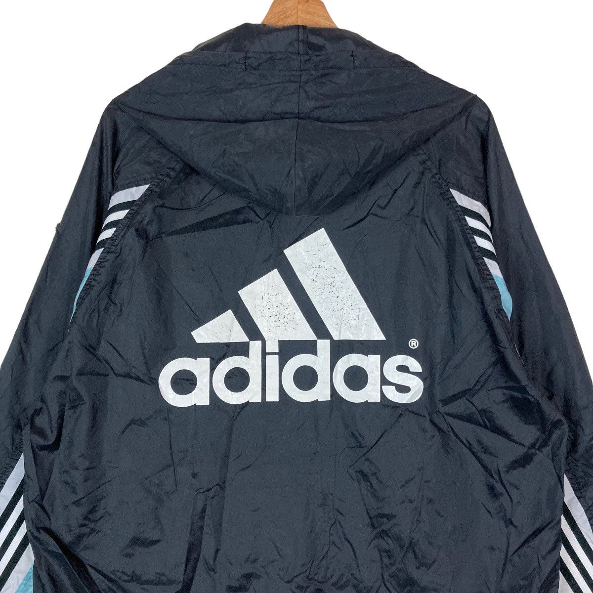 Adidas Adidas Middle Logo Pullover Jumper Hoodies Size US L / EU 52-54 / 3 - 6 Thumbnail