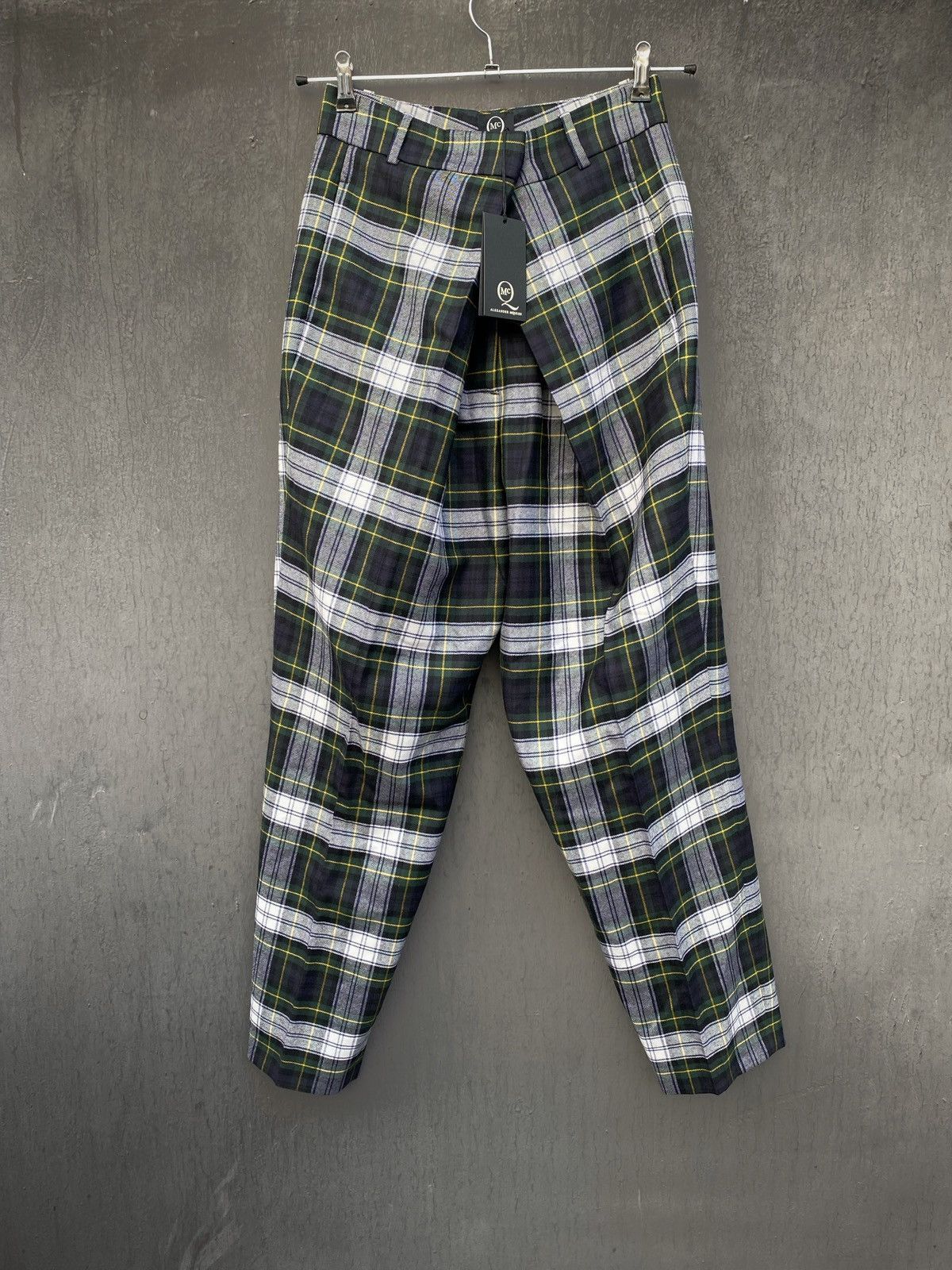 Alexander McQueen Alexander mcqeen wool plaid dress pants size 40 Size 27" / US 4 / IT 40 - 1 Thumbnail