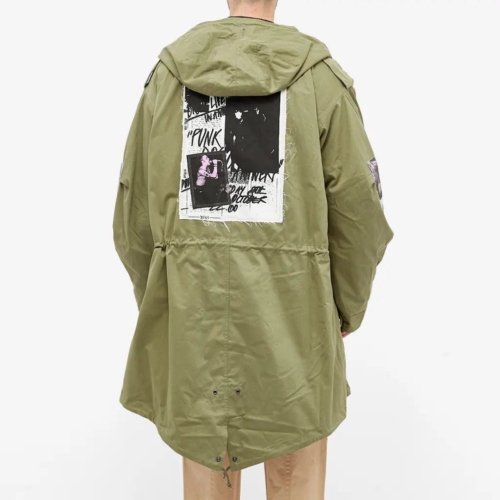 Fred Perry × Raf Simons 💚 AW20 Raf Simons x Fred Perry Detachable Liner Parka Olive Size US M / EU 48-50 / 2 - 6 Thumbnail