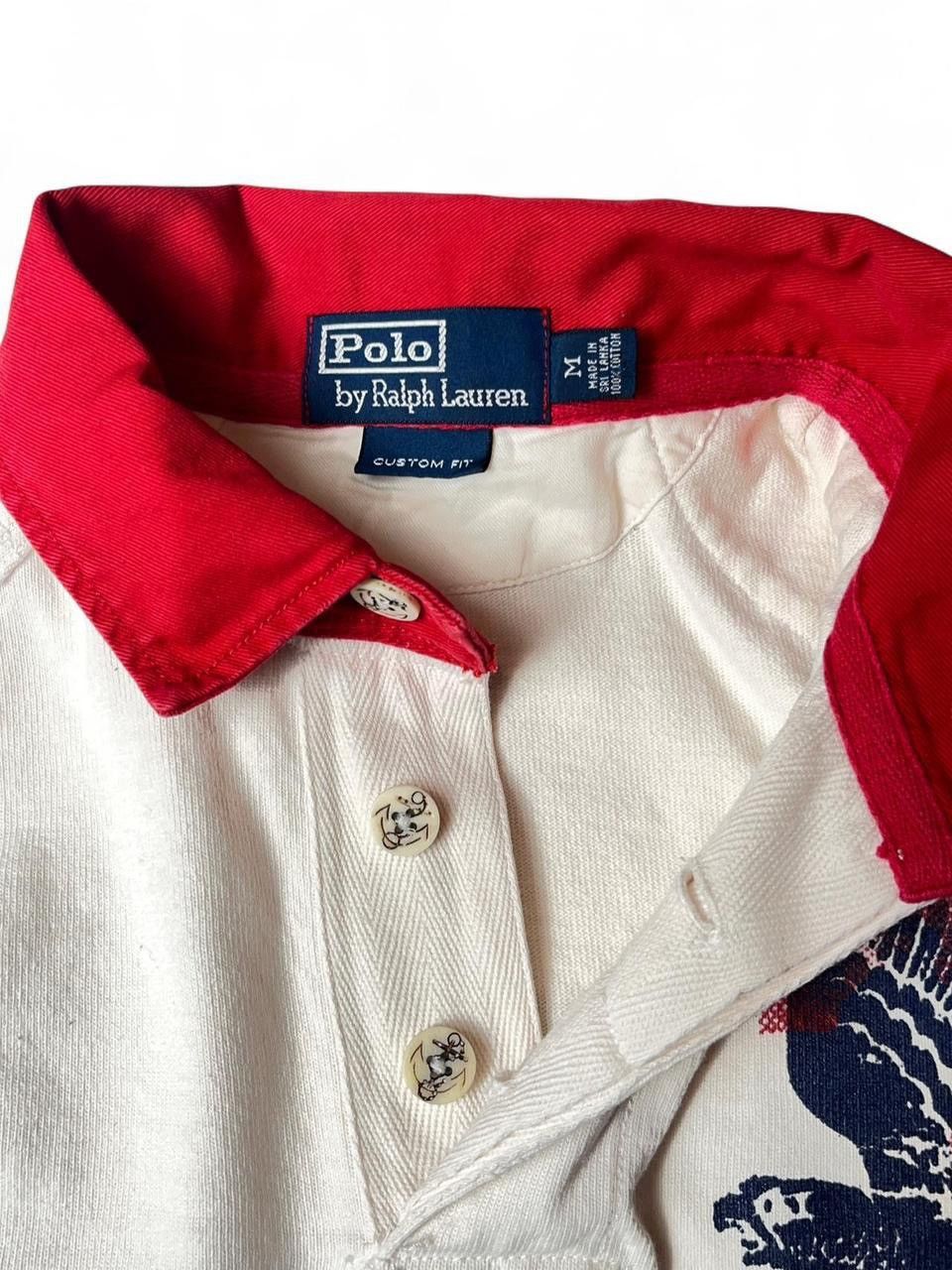 Polo Ralph Lauren 1990s very rare polo by ralph lauren cloud busters rugby Size US M / EU 48-50 / 2 - 8 Thumbnail