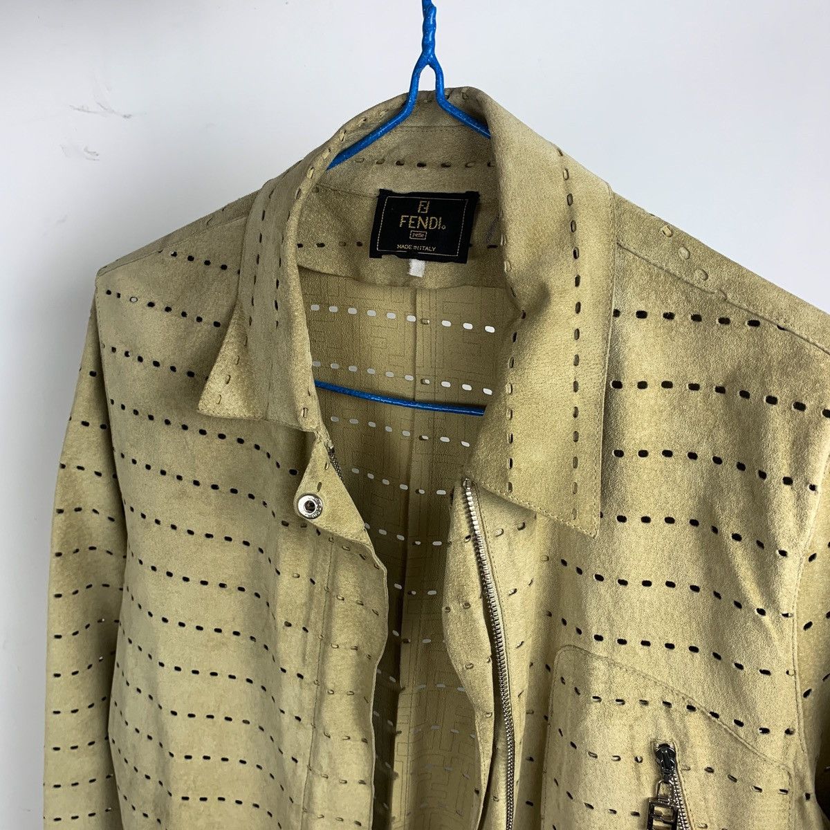 Fendi × Vintage Rare ‼️ Vintage Fendi See Through Leather Jacket Size S / US 4 / IT 40 - 1 Thumbnail