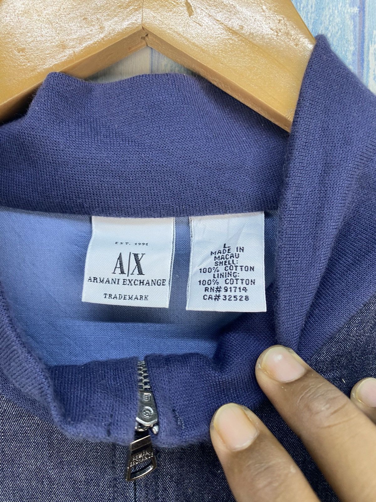 Armani Exchange Armani Exchange Denime Jacket Size US L / EU 52-54 / 3 - 6 Thumbnail