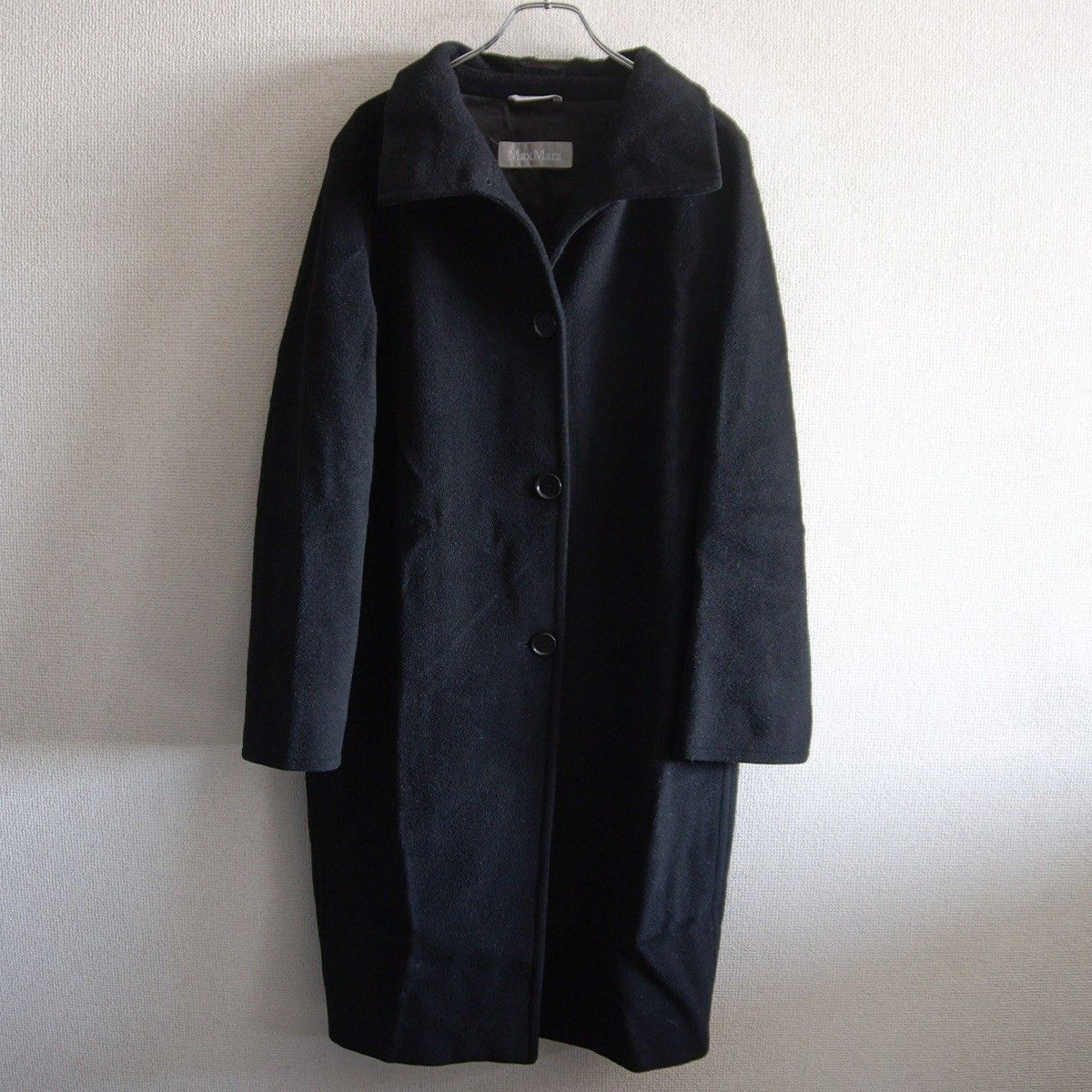 Max Mara Max Mara Pure Wool Coat Black Size 38 Size US M / EU 48-50 / 2 - 1 Thumbnail