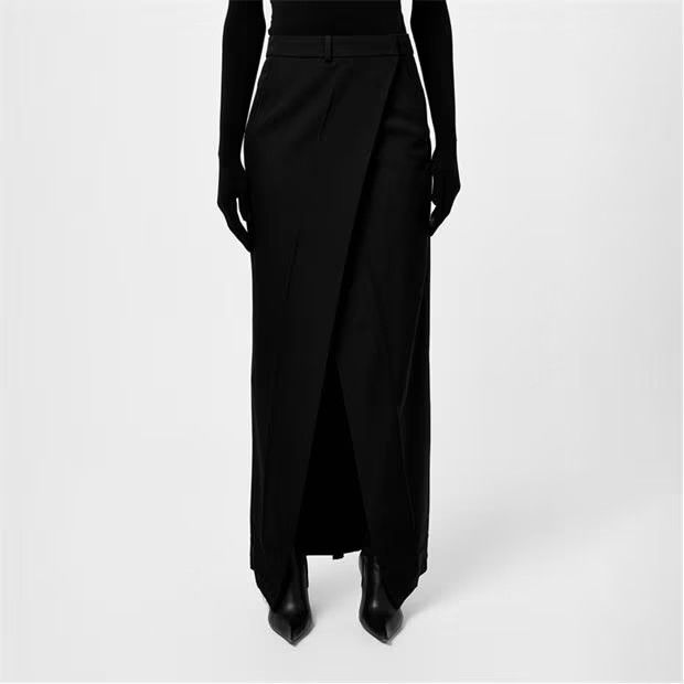 Balenciaga o1g2r1mq0924 Maxi Skirts in Black Size 25" / US 0 / IT 36 - 3 Thumbnail