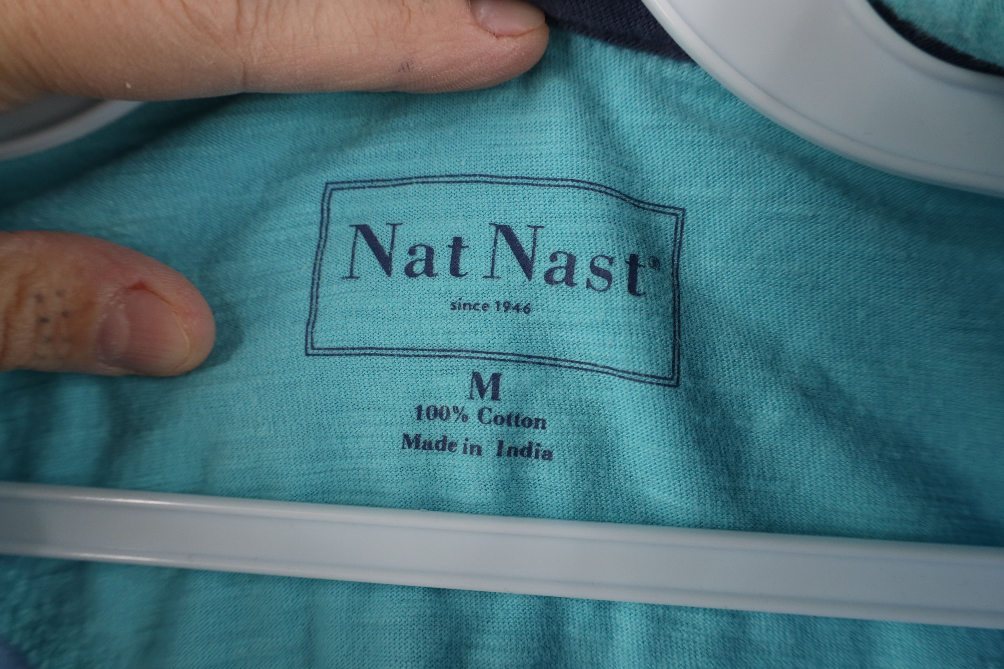 Nat Nast Nat Nast Luxury Originals Cotton Jersey Knit Polo Blue Size US M / EU 48-50 / 2 - 7 Thumbnail