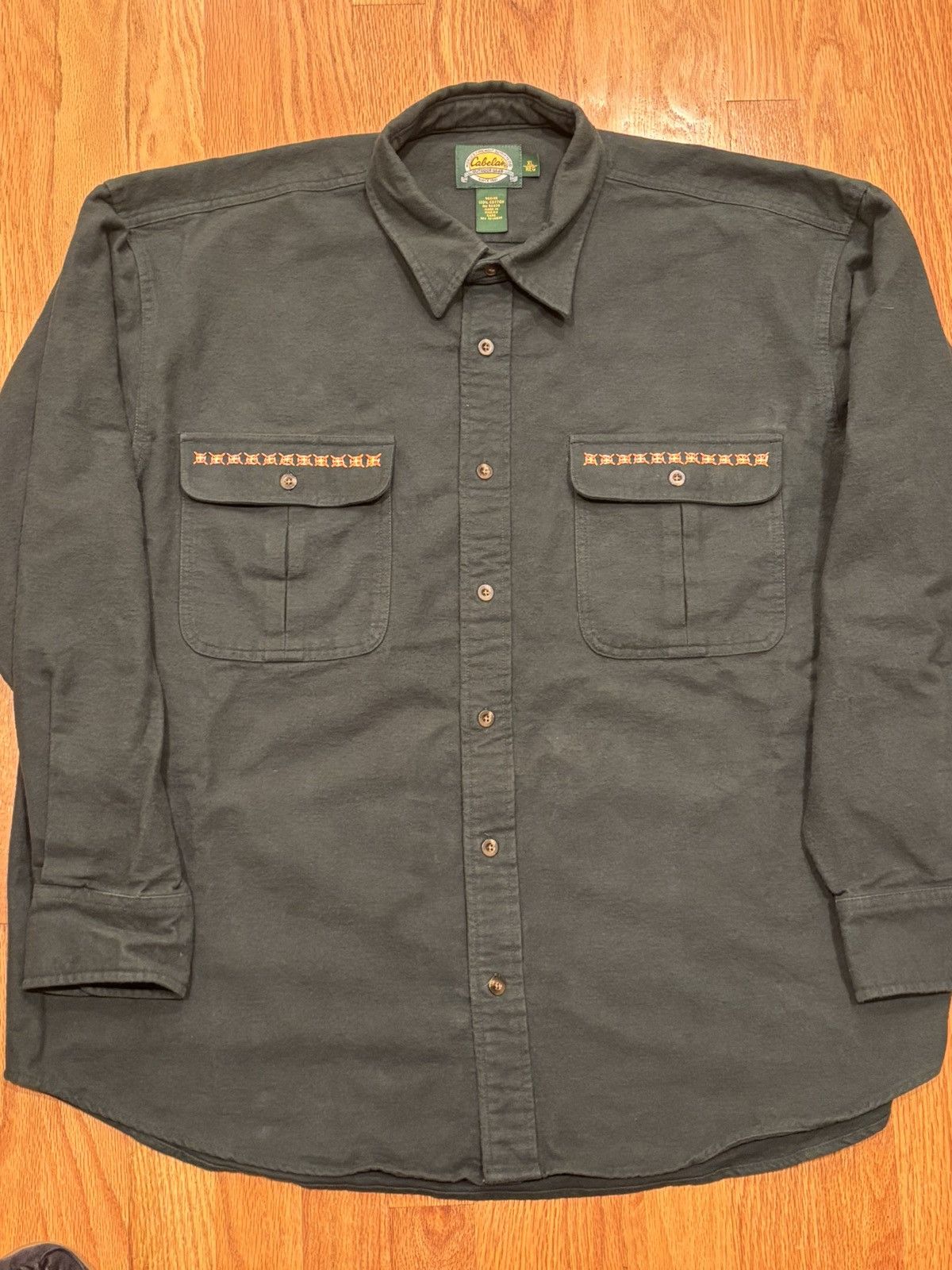 Cabelas Sashiko 3-color design on Cabelas XL Size US XL / EU 56 / 4 - 3 Thumbnail
