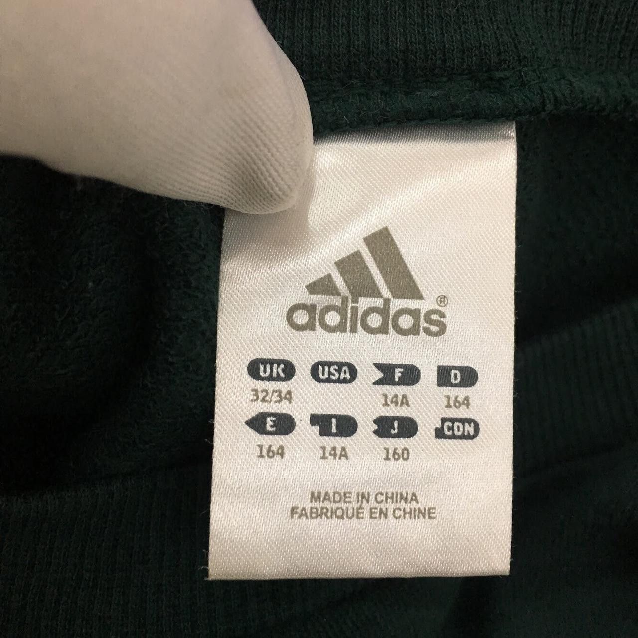 Adidas Vintage ADIDAS Spell Out 3 Stripes Green Crewneck Sweatshirt Size S / US 4 / IT 40 - 4 Thumbnail