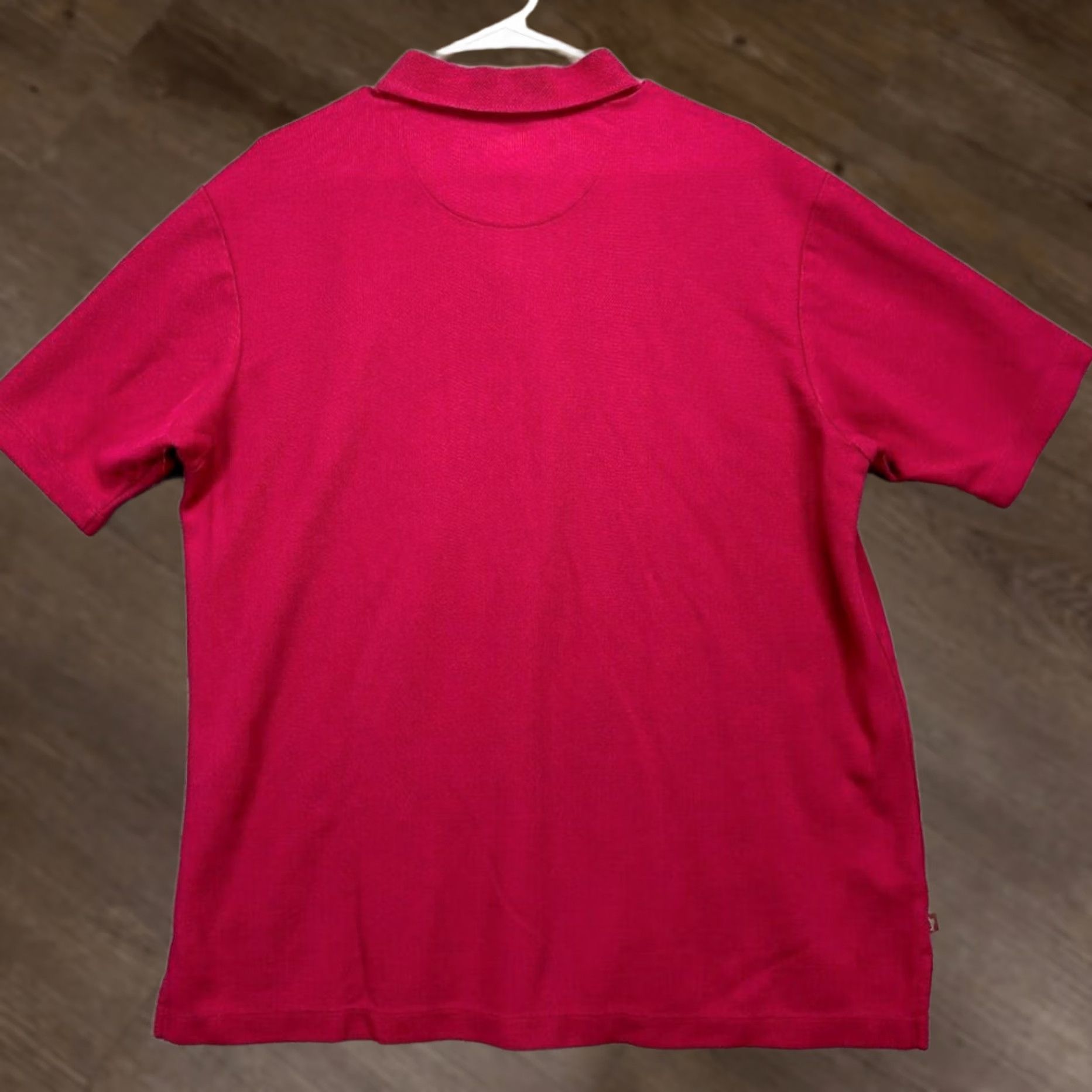 Tommy Bahama Tommy Bahama Polo Shirt Men Large Magenta Supima Cotton Blend Short Sleeve Collared Rugby Casual Shirt Size US L / EU 52-54 / 3 - 1 Thumbnail