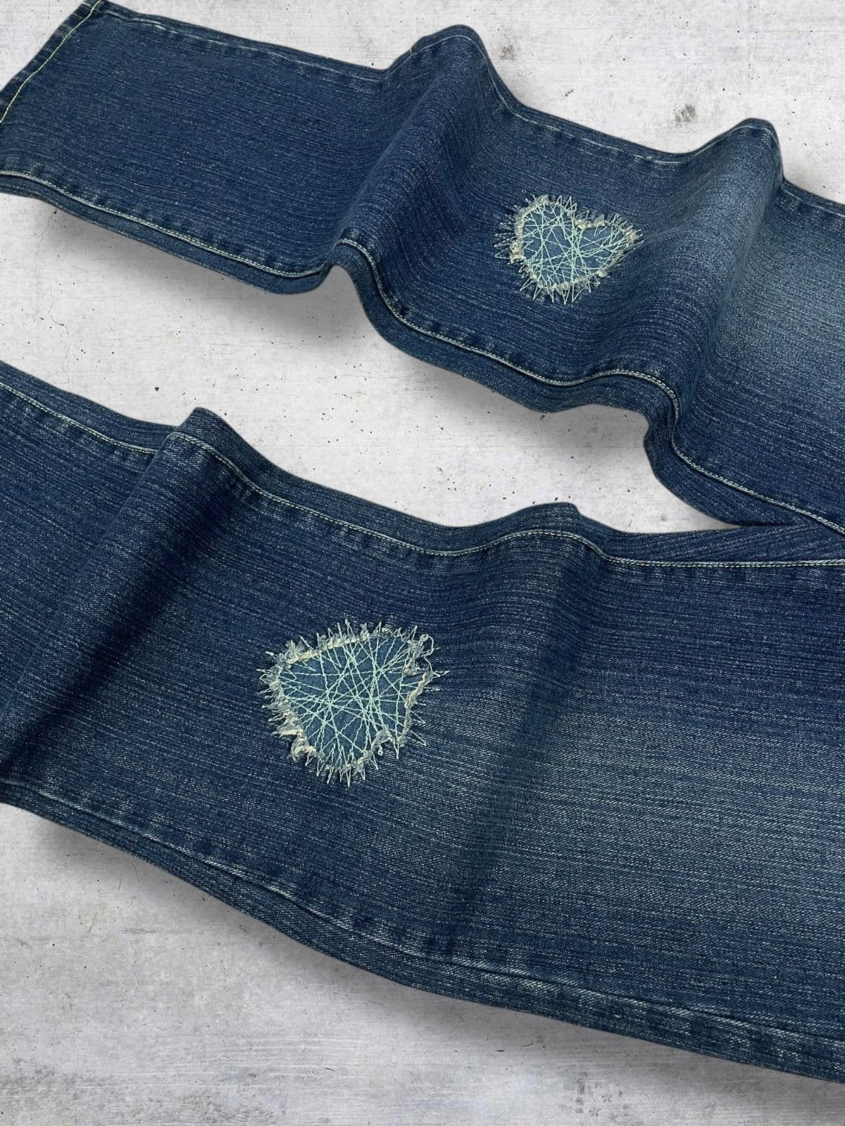 Hysteric Glamour VINTAGE SCENARIO STREETWEAR JAPAN DAICOCK DISTRESS OG DENIM Size US 33 - 11 Thumbnail