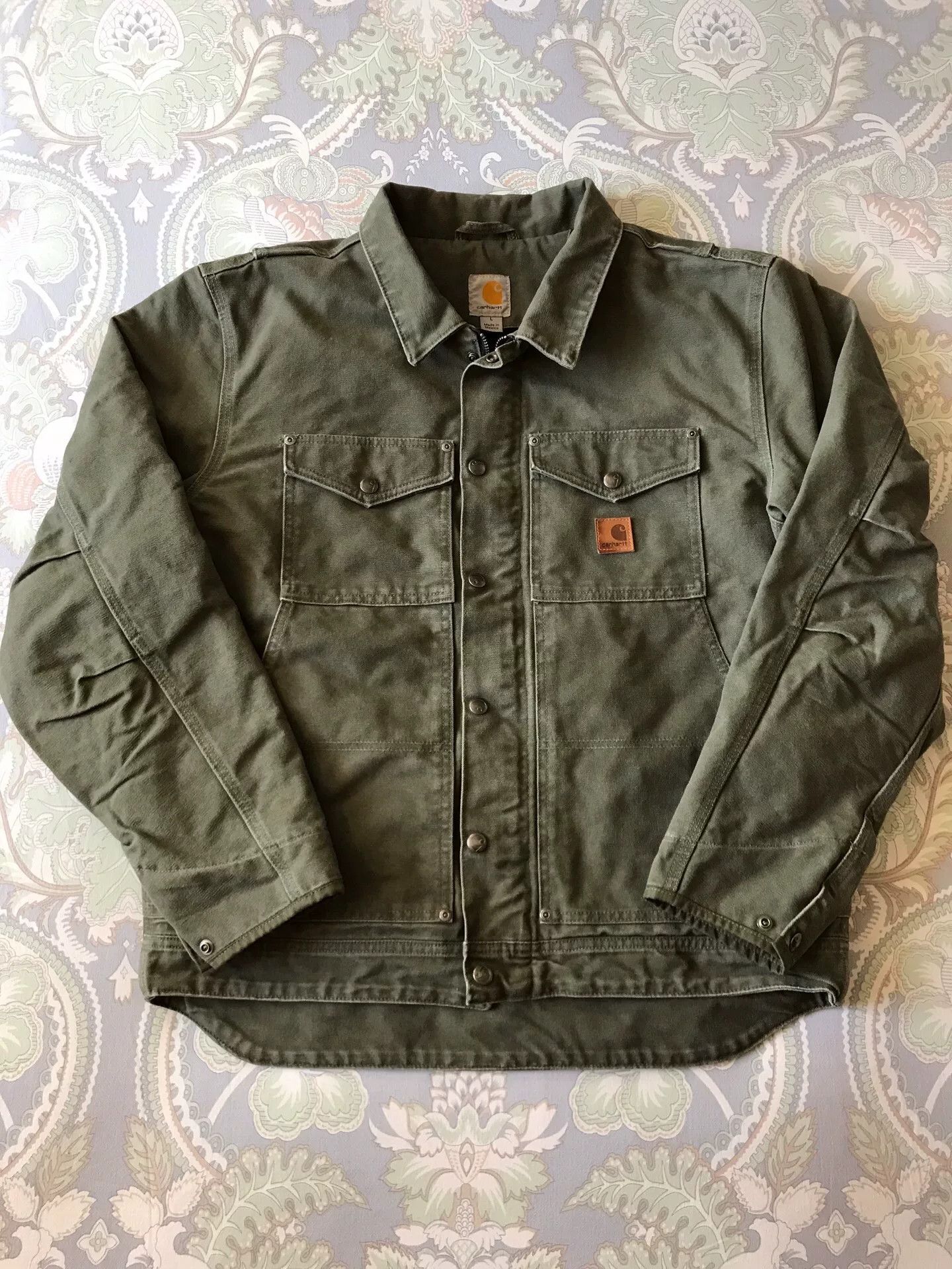 Carhartt Carhartt 101230 Canvas Work Jacket Size US L / EU 52-54 / 3 - 1 Thumbnail