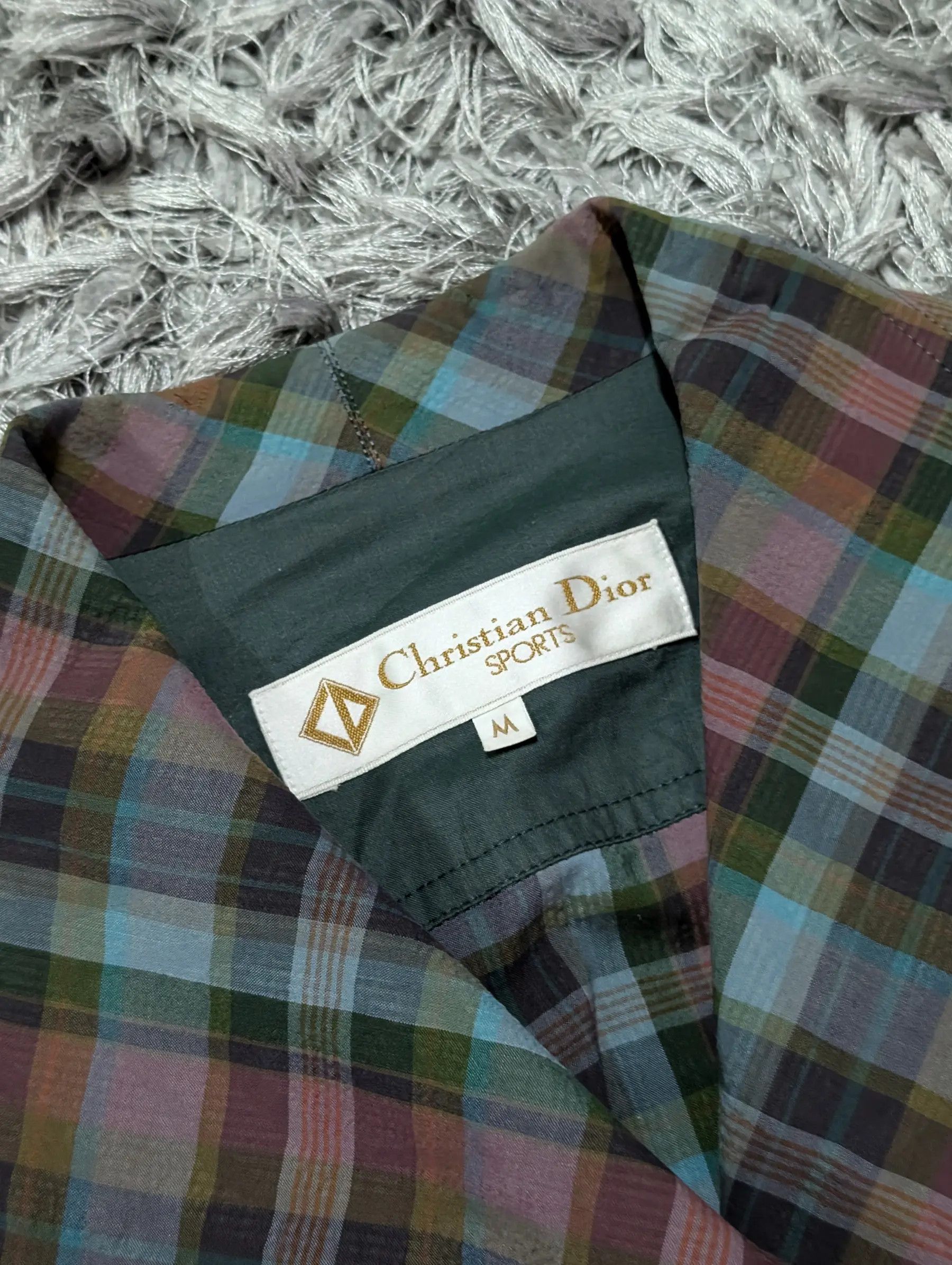 Christian Dior Monsieur Vintage Christian Dior Sports Bomber Jacket Checkered Coat Size M / US 6-8 / IT 42-44 - 7 Thumbnail