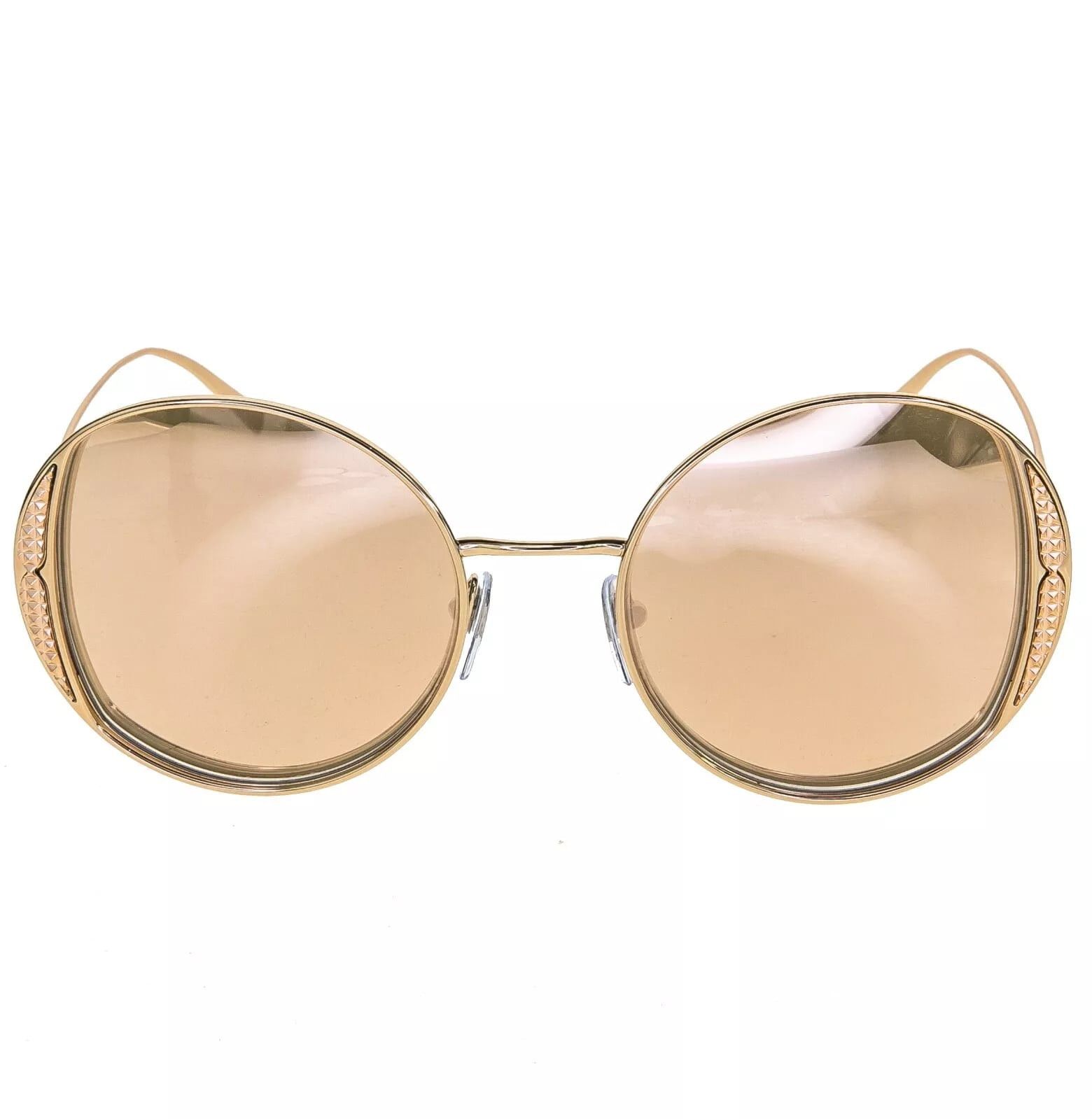Bvlgari BVLGARI BV6169 Rose Round Metal Fashion Sunglasses 6169 Size ONE SIZE - 6 Thumbnail