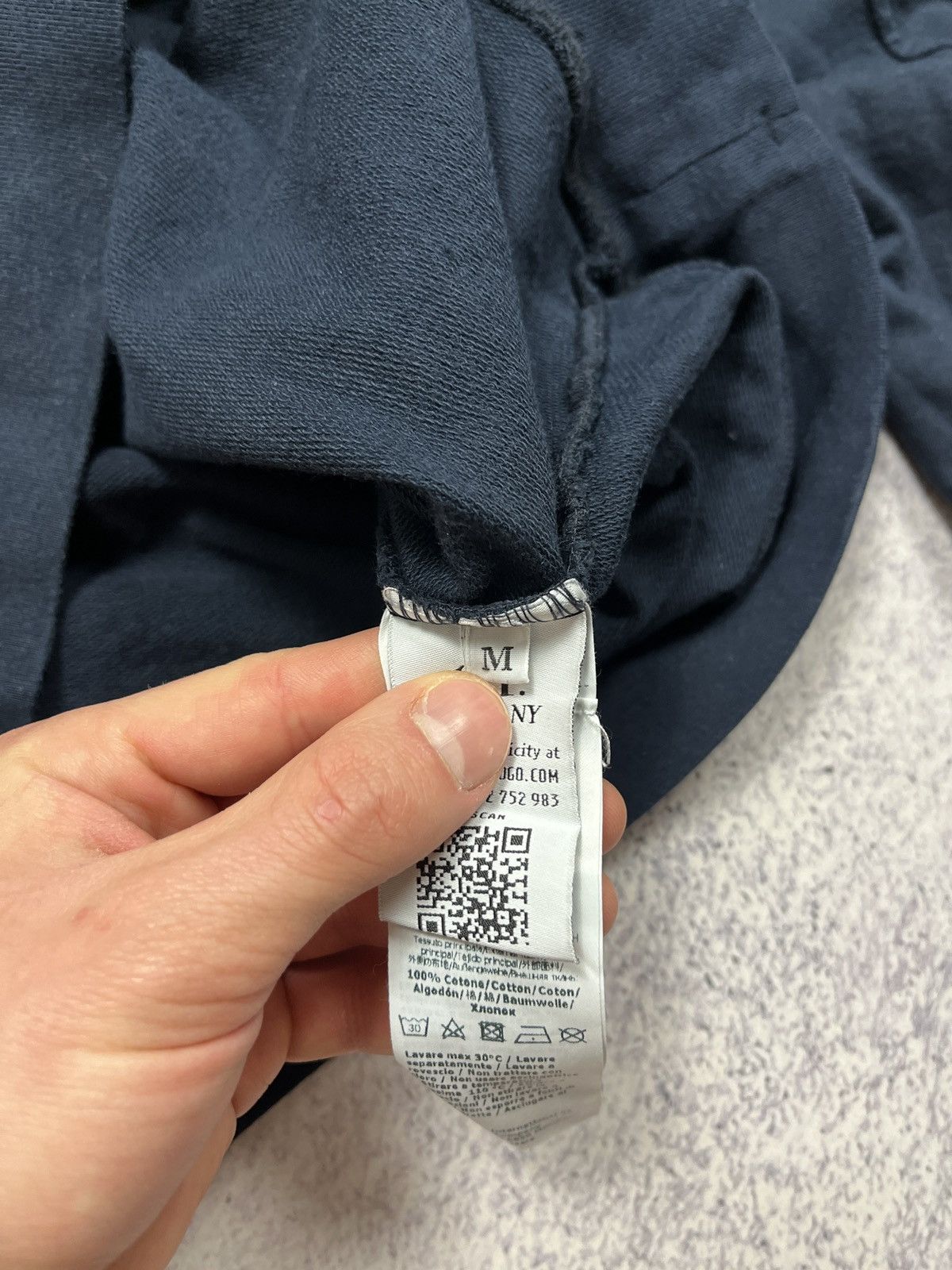C.P. Company × Massimo Osti × Other C.P. Company Big Embroidered Logo Cotton Navy Sweatshirt Size US M / EU 48-50 / 2 - 11 Thumbnail