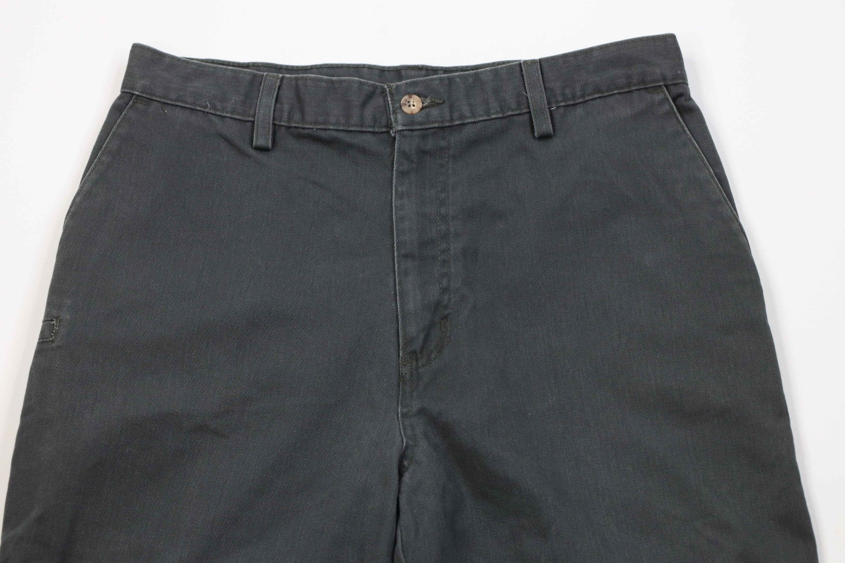 Carhartt Vintage 90s Carhartt Wide Leg Dungaree Pants Green Size US 32 / EU 48 - 2 Thumbnail