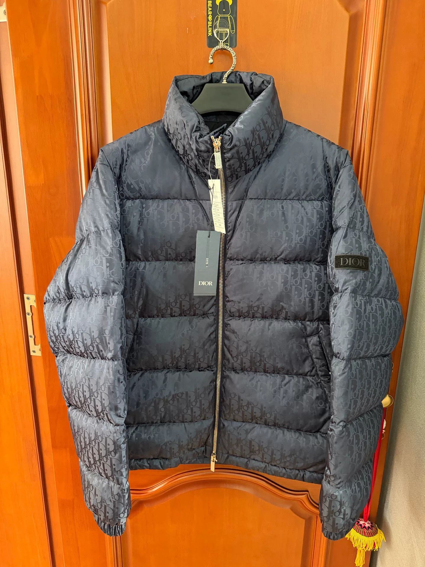 Dior dior navy blue logo down jacket Size US L / EU 52-54 / 3 - 1 Thumbnail