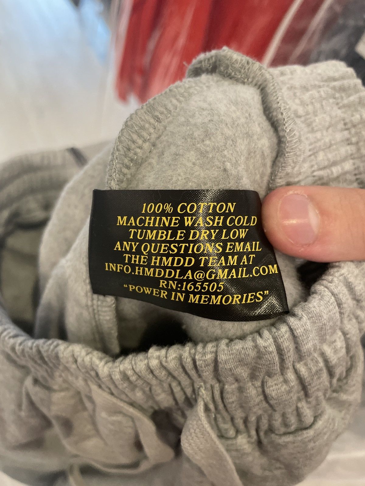 HMDD HMDD H Star Sweat Pant Grey S Size US 30 / EU 46 - 5 Thumbnail