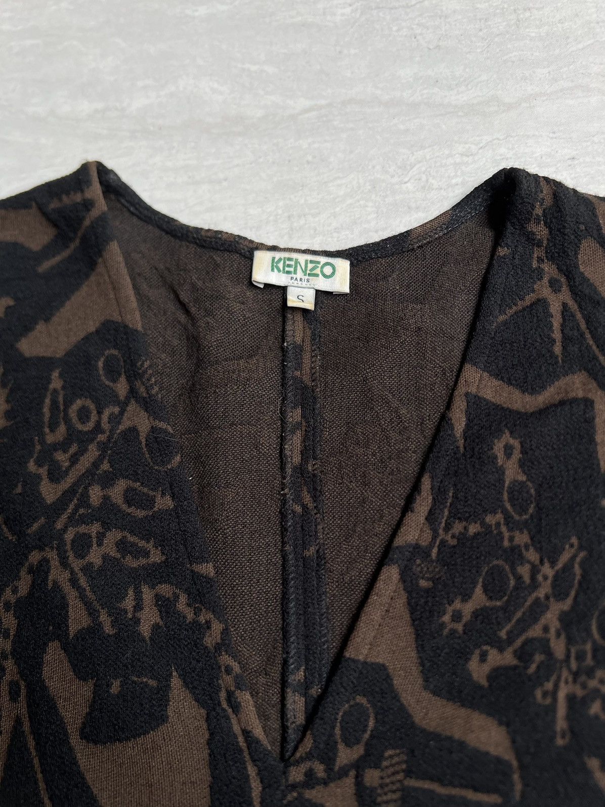 Kenzo KENZO Paris Motive Midi Dress Size XS / US 0-2 / IT 36-38 - 10 Thumbnail