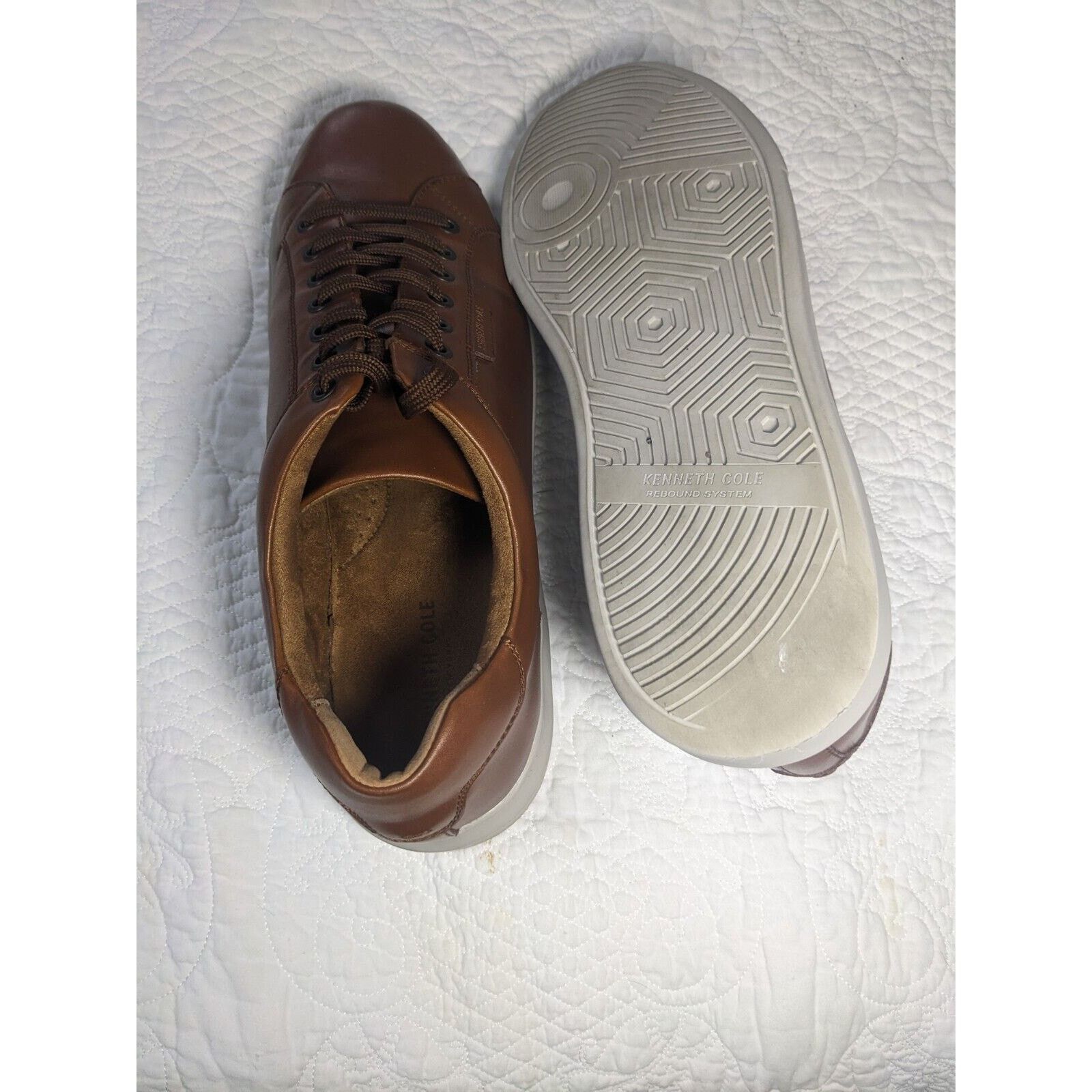 Kenneth Cole Kenneth Cole Shoes Derby Style Vegan Leather Men's Liam 12 Size US 11 / EU 44 - 8 Thumbnail