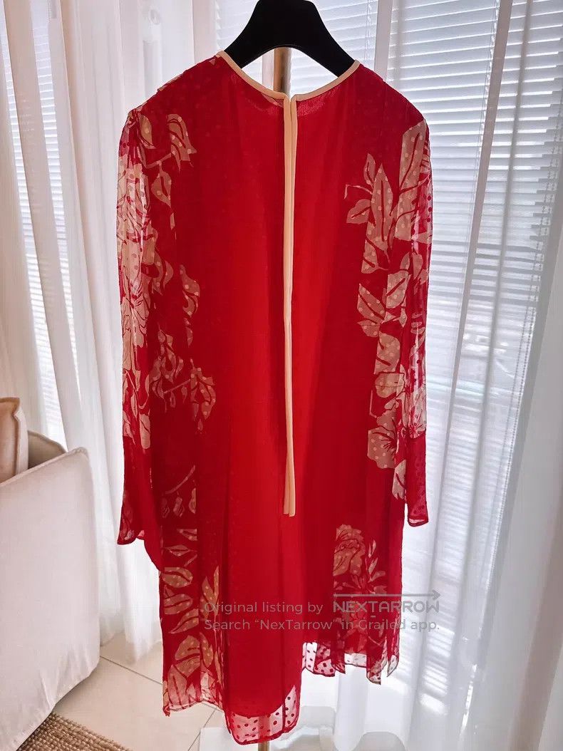 Fendi Fendi Silk Printed Dress Size XS / US 0-2 / IT 36-38 - 5 Thumbnail