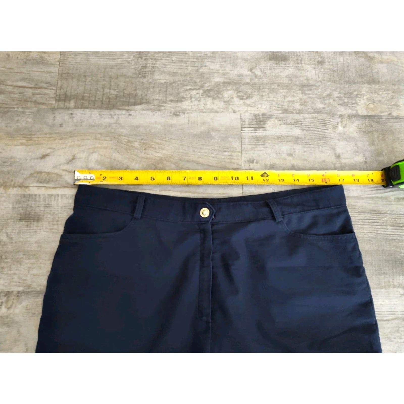 Vintage VTG Daewon Men's Golf Shorts Embroidered Monkey Blue Size 34x8 Size US 34 / EU 50 - 7 Thumbnail