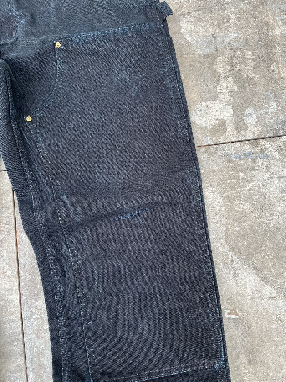 Carhartt × Vintage Vintage Faded Carhartt Double Knee Distressed Pant Size US 34 / EU 50 - 5 Thumbnail