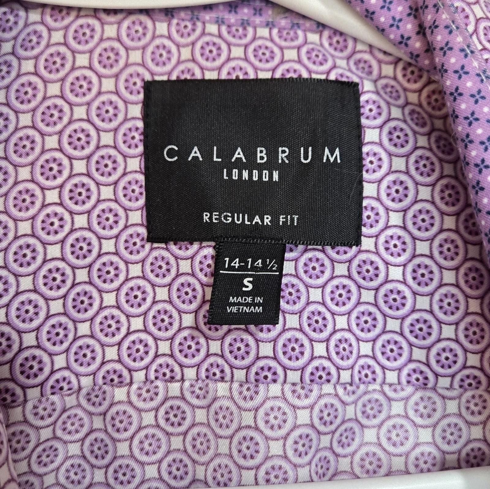 Other Calabrum London Dress Shirt Size 36R - 4 Thumbnail