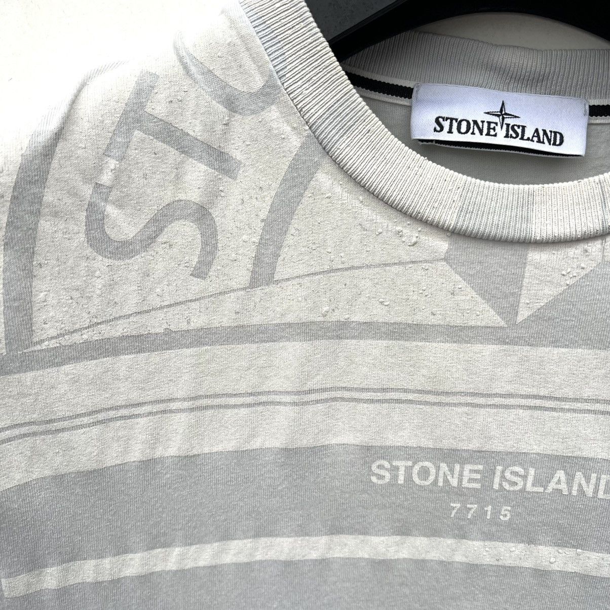 Stone Island STONE ISLAND 2022 GREY GRAPHIC TEE t shirt Size US M / EU 48-50 / 2 - 5 Thumbnail