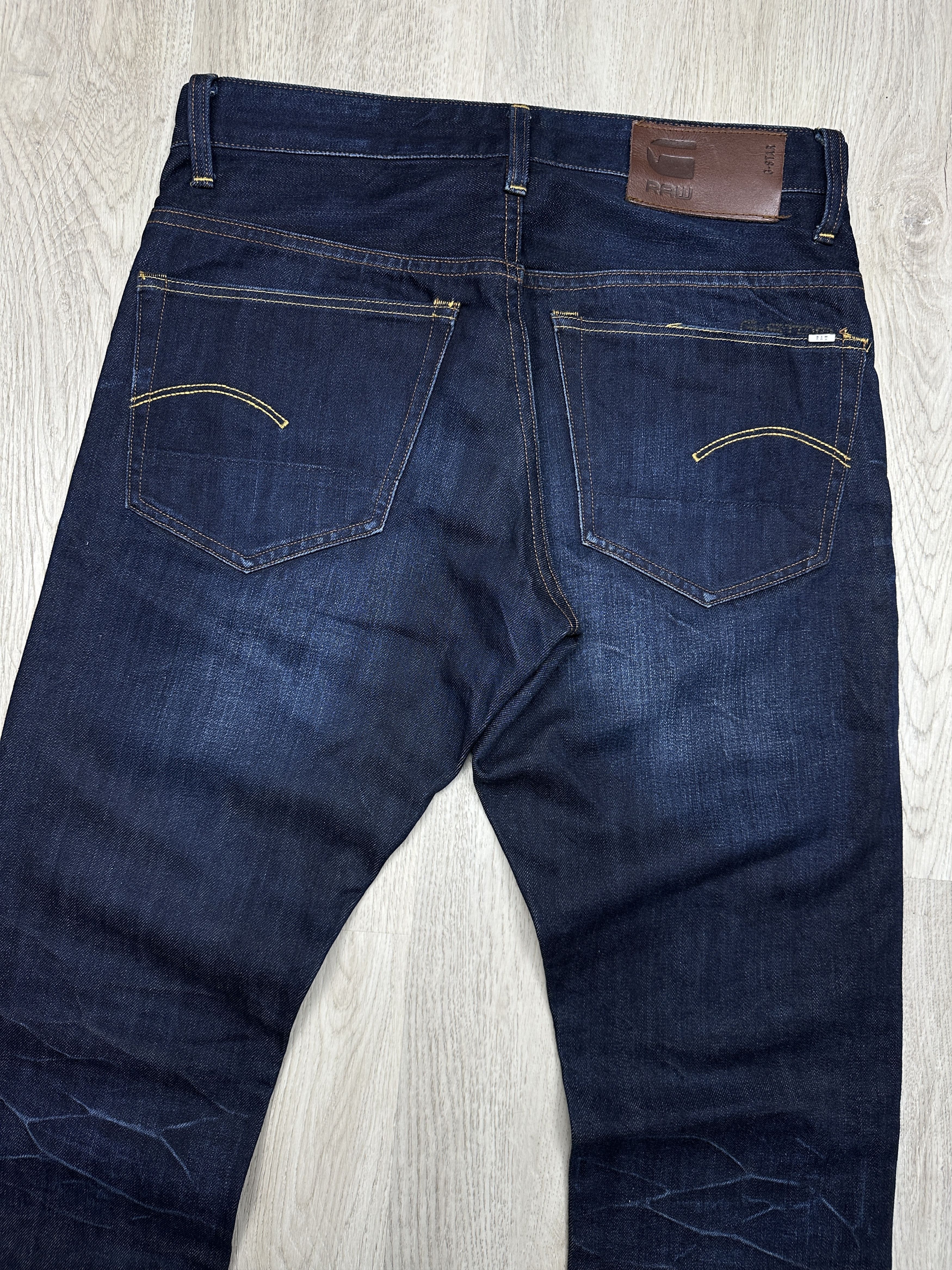 G-Star G Star Raw Mens 3301 Tapered Denim Pants Jeans Size US 31 - 8 Thumbnail
