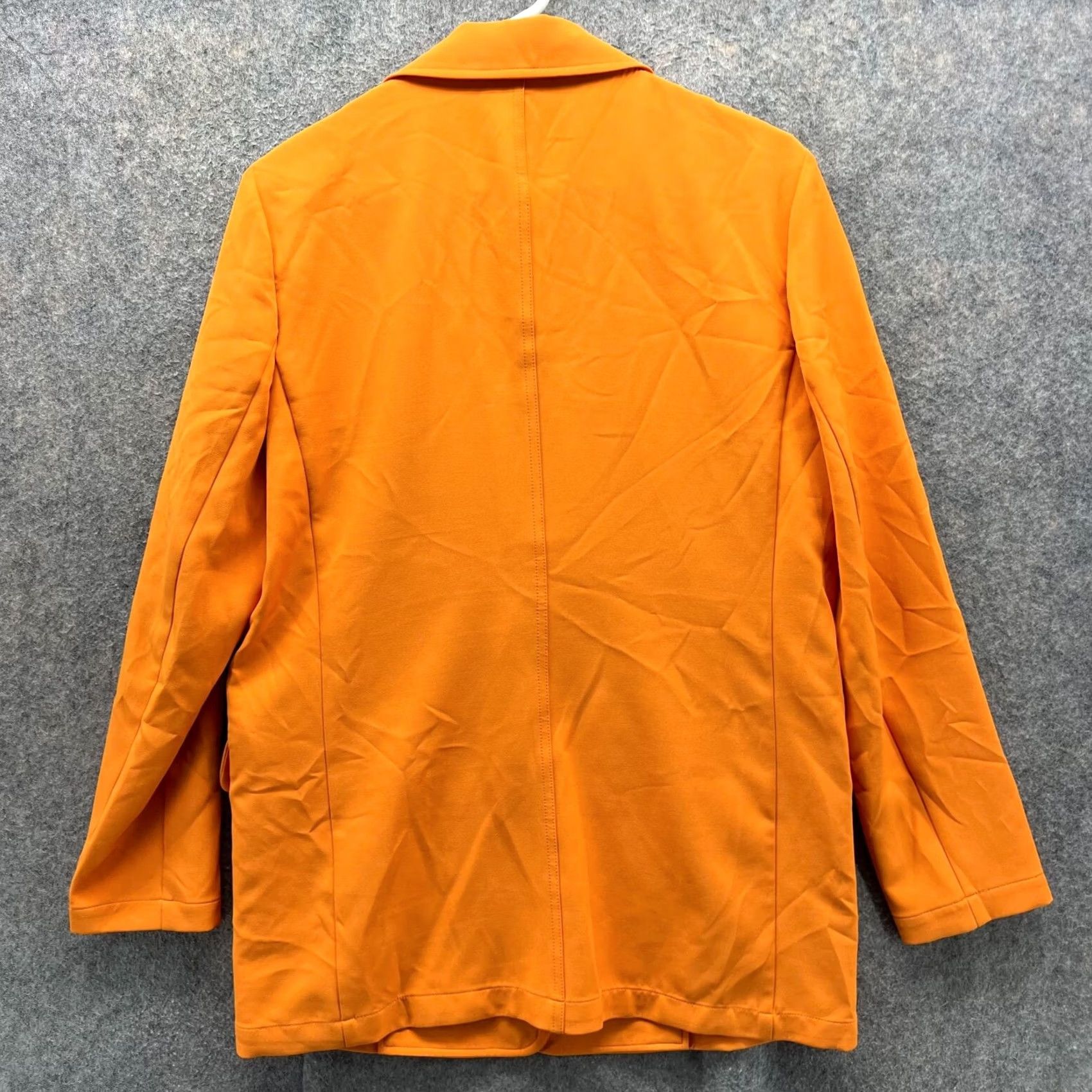 Karl Lagerfeld Karl Lagerfeld Womens Blazer Orange Sport Coat Long Sleeve Jacket Size M / US 6-8 / IT 42-44 - 2 Thumbnail
