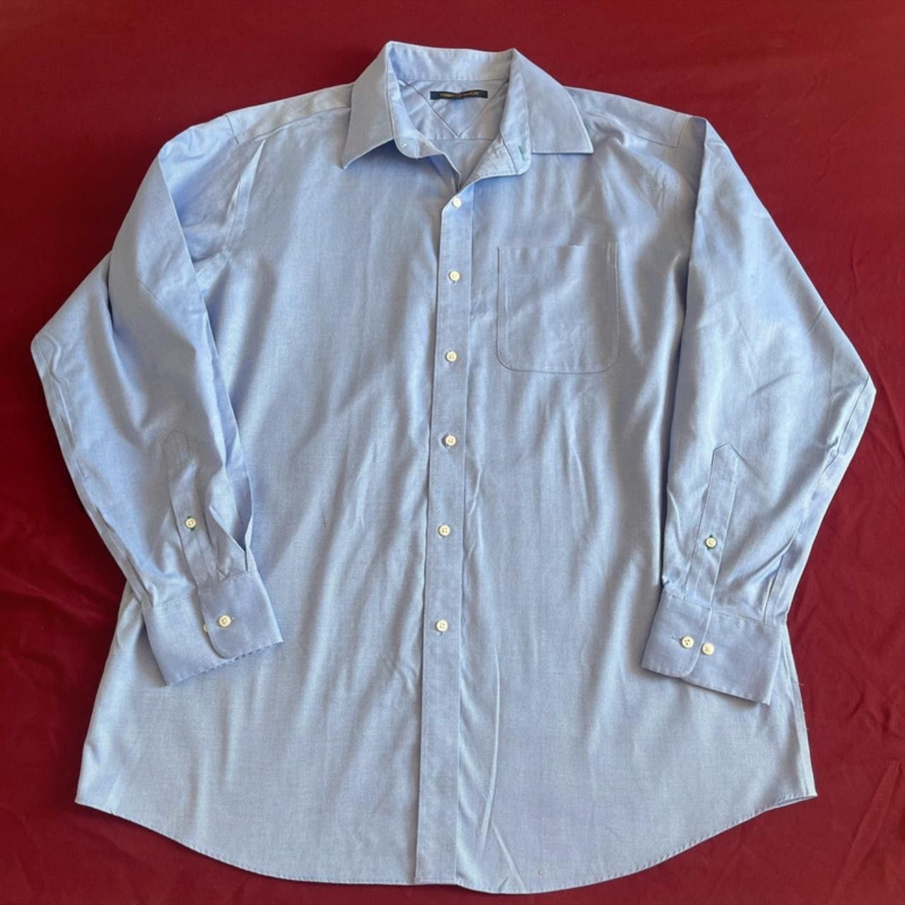 Tommy Hilfiger Tommy Hilfiger Vintage Button Down Dress Shirt Lion Crest Size US L / EU 52-54 / 3 - 7 Thumbnail