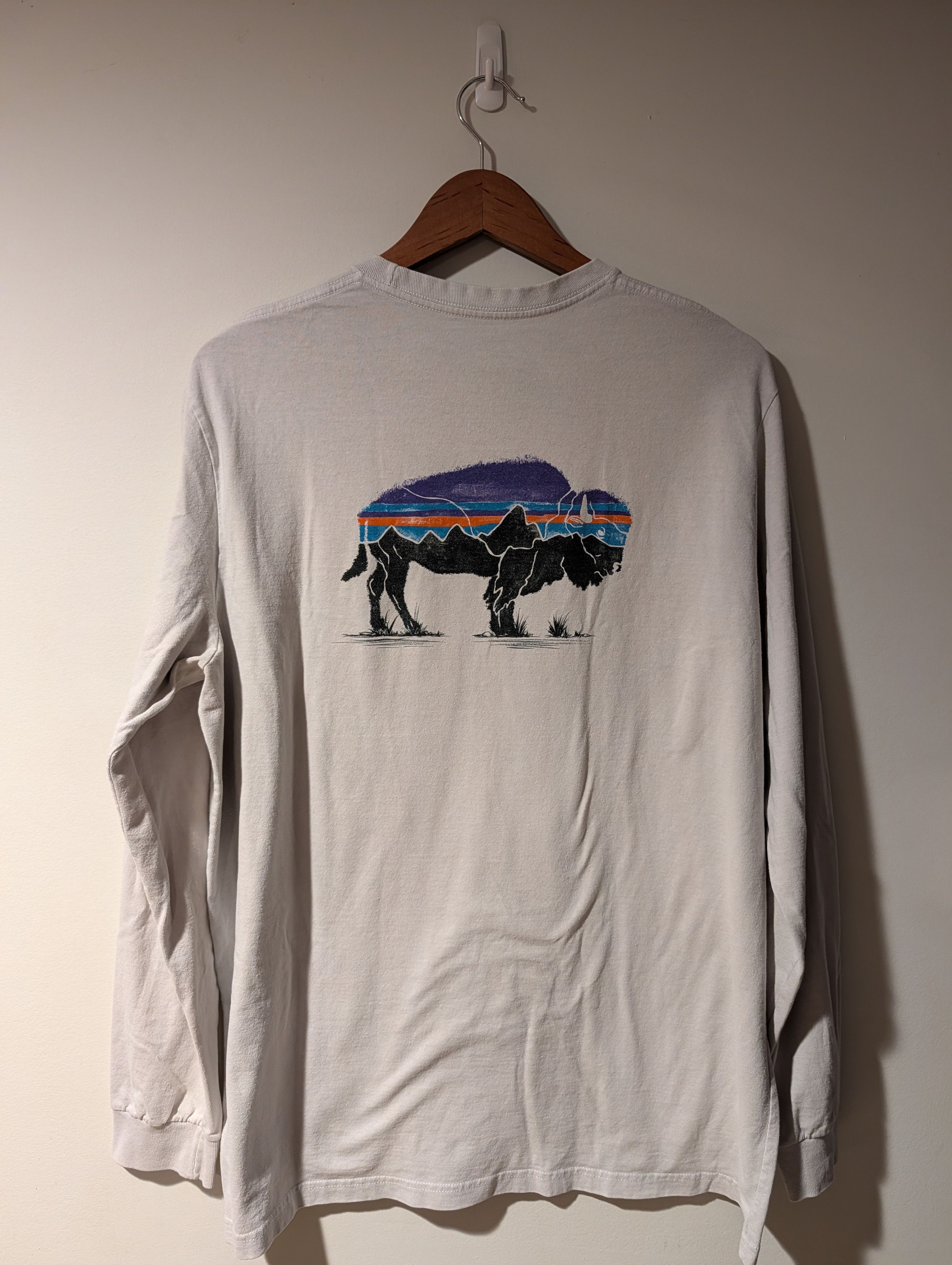 Patagonia Patagonia Long Sleeve Regular Fit T-Shirt Ox Buffalo Tee Men Size US XL / EU 56 / 4 - 7 Thumbnail
