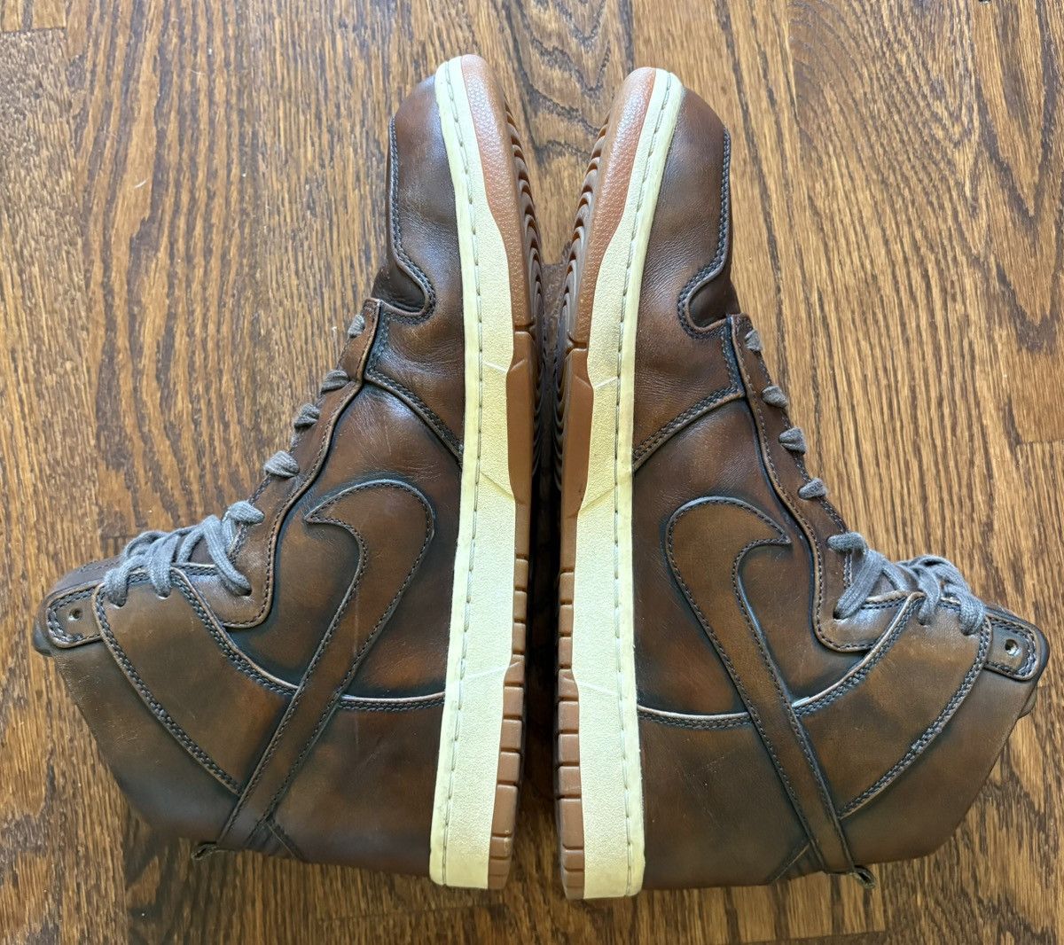 Nike Nike Dunk Lux Premium Burnished Brown Size US 13 / EU 46 - 5 Thumbnail