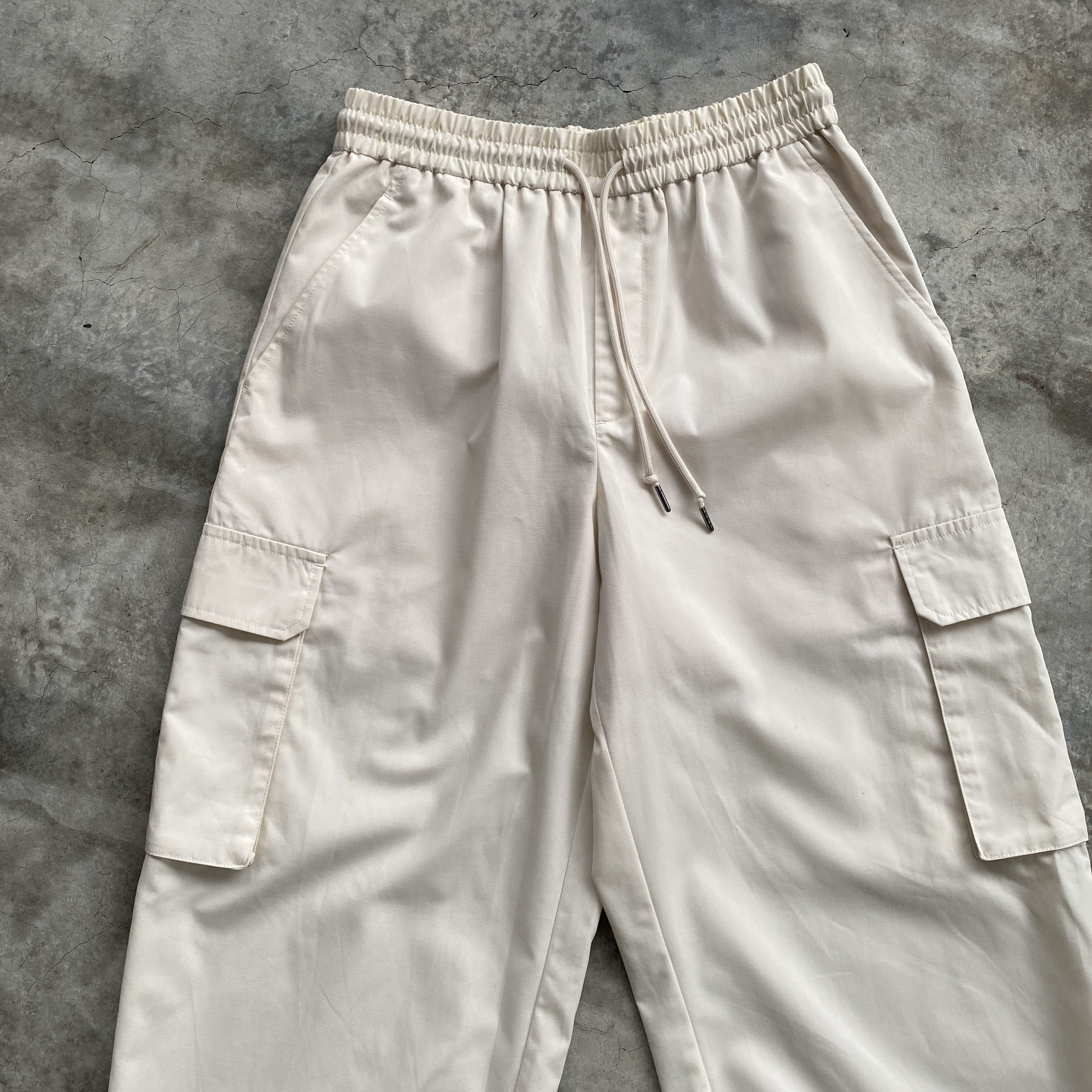 If Six Was Nine × Issey Miyake × Le Grande Bleu (L.G.B.) Japanese Brand Baggy Parachute Cargo Pants Size US 26 / EU 42 - 2 Thumbnail