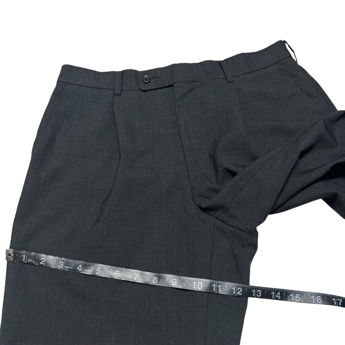 Issey Miyake 522 80s ISSEY MIYAKE vintage suit set up archive gray wool Size 42R - 21 Thumbnail