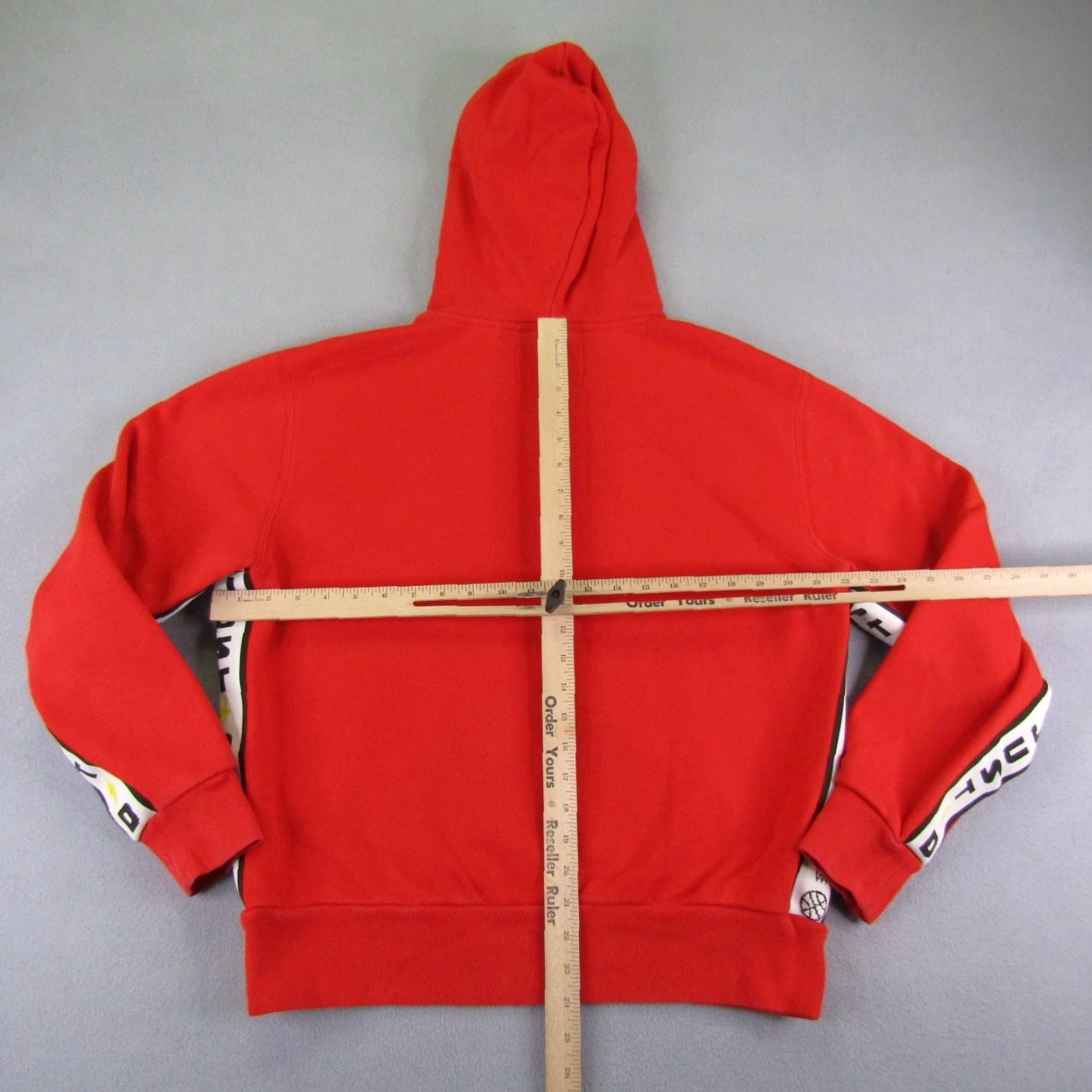 Just Don Just Don All City Hoodie Mens Medium Red Pullover Sweatshirt Basketball Shirt Size US L / EU 52-54 / 3 - 6 Thumbnail