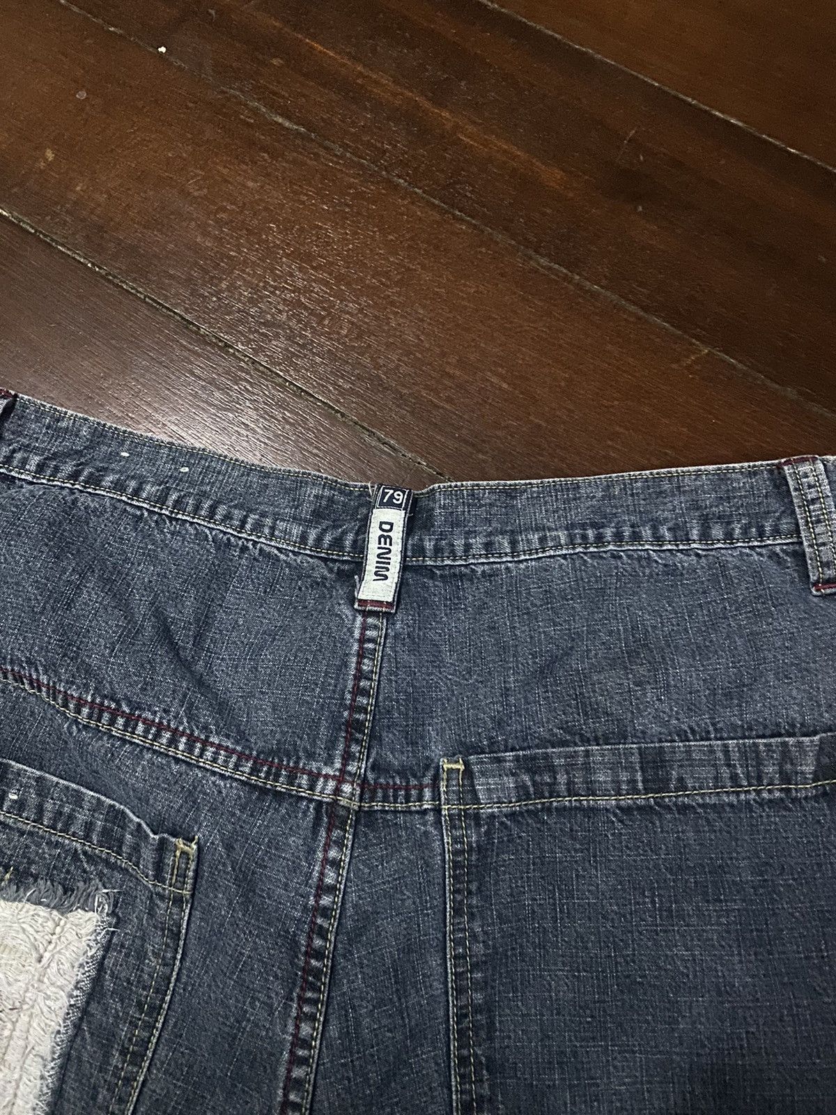 Designer × JNCO FIRE 🔥 NO BOUNDARIES WIDE LEG PATCH WORKS BELL BOTTOM Size US 36 / EU 52 - 16 Thumbnail