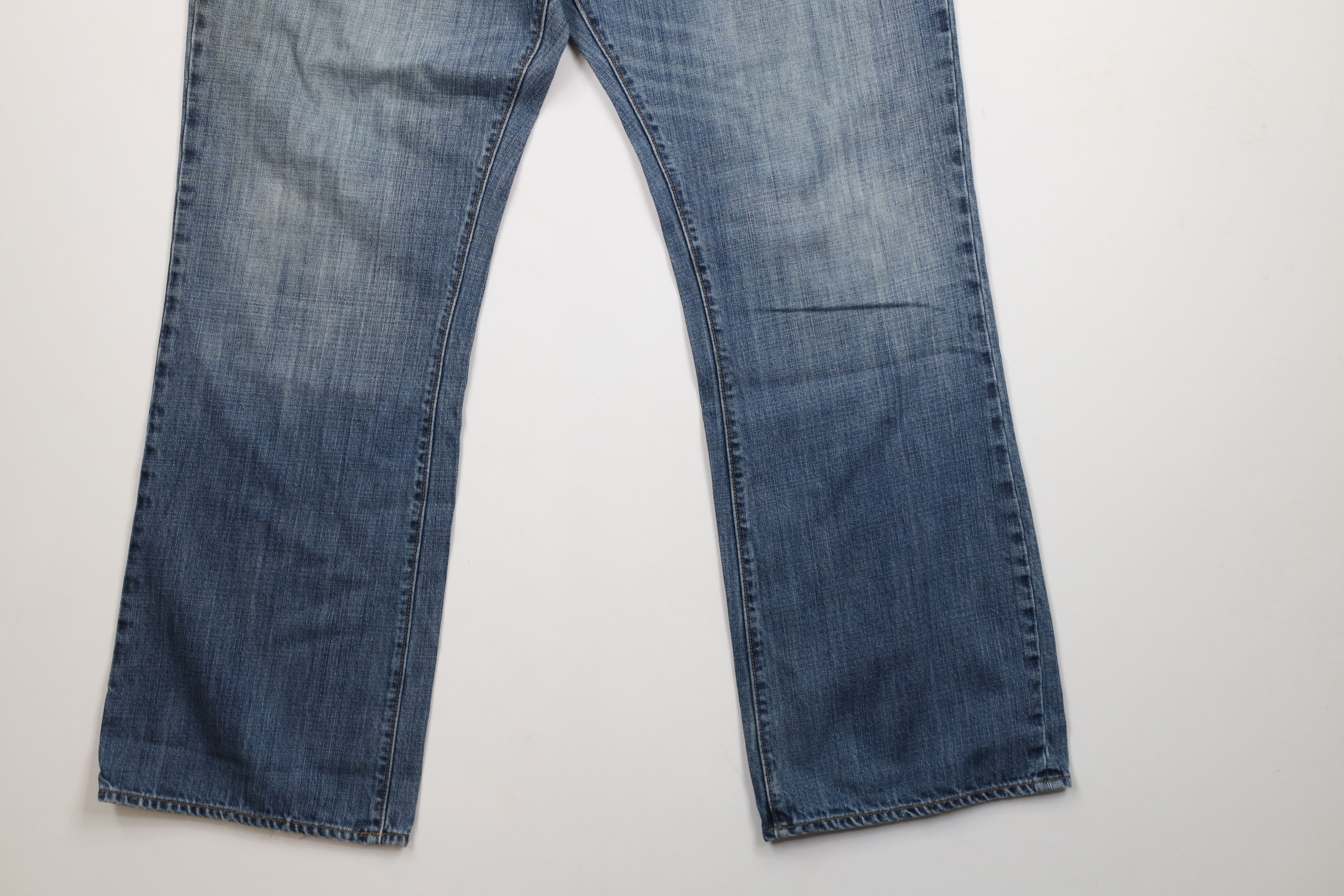 Gap × Vintage Vintage Y2K Gap Wide Leg Boot Fit Denim Jeans Blue Cotton Size US 36 / EU 52 - 4 Thumbnail