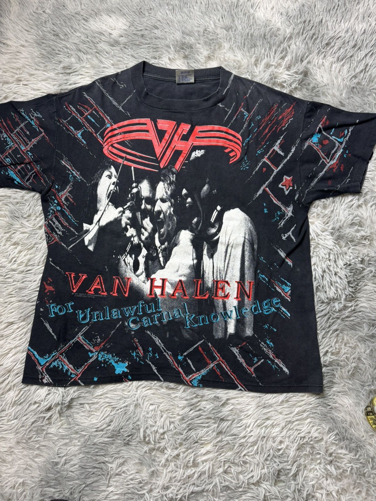 Band Tees Vintage Van Halen Size US XL / EU 56 / 4 - 1 Thumbnail