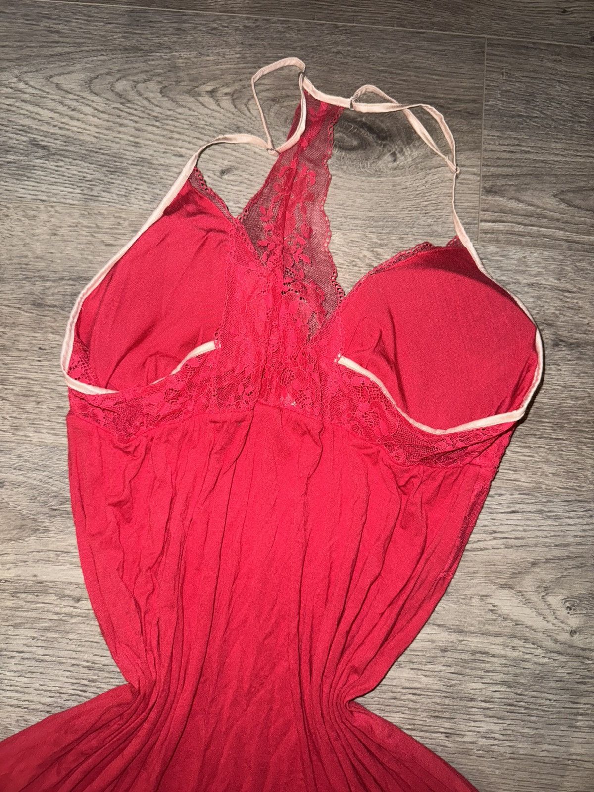 Victoria's Secret Victoria’s Secret Super Soft Lacy Red Lingerie Dress L Size L / US 10 / IT 46 - 6 Thumbnail