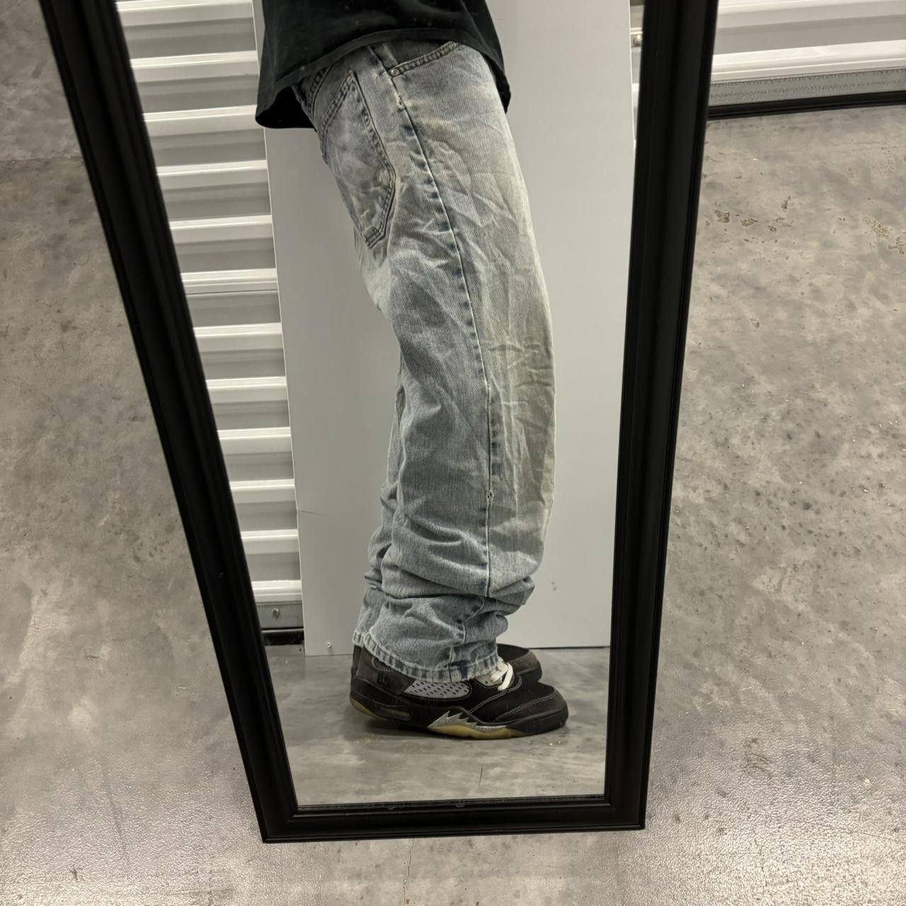 Japanese Brand × Vintage Crazy Vintage Y2K/2000s Grunge Faded Light Wash Denim Jeans! Size US 34 / EU 50 - 2 Thumbnail
