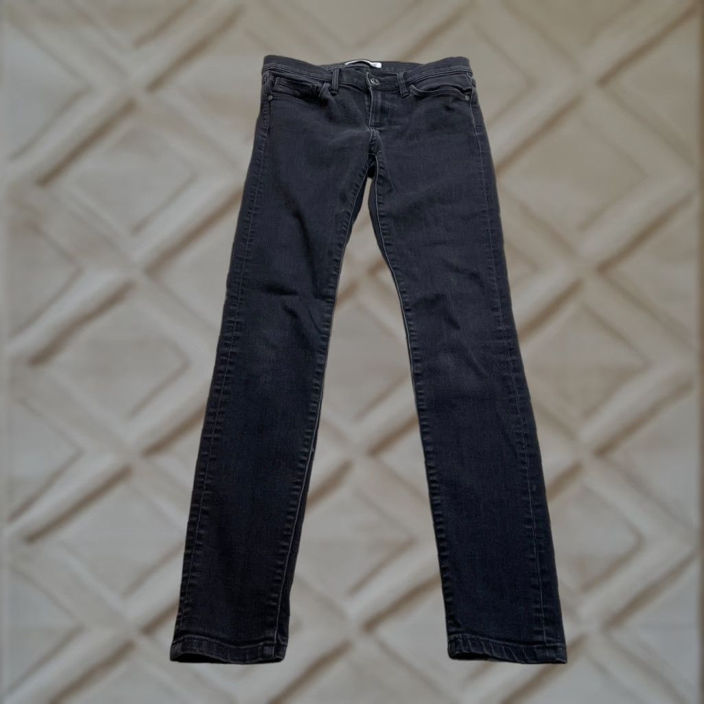 Banana Republic Banana Republic Jeans Womens 26 Black Skinny 29x29 Denim 5-Pocket Solid Size 29" - 1 Thumbnail