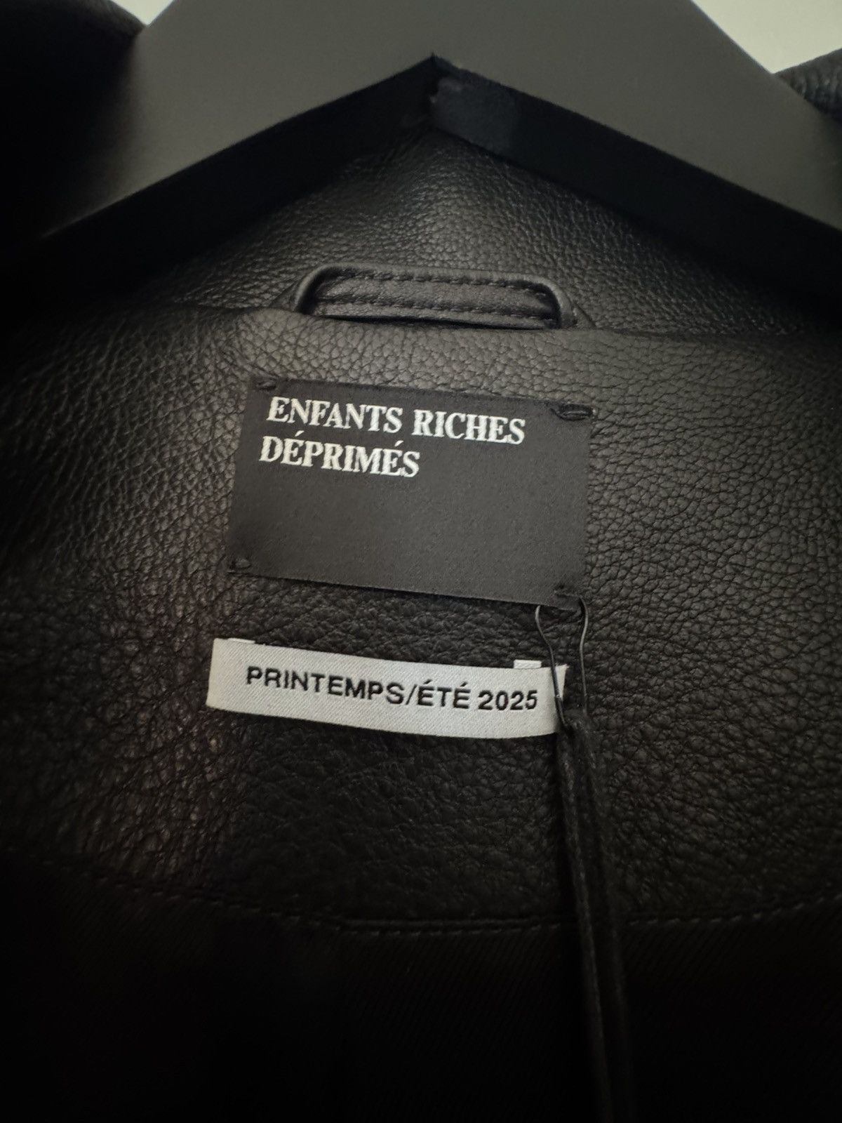 Enfants Riches Deprimes Enfants Riches Déprimés Leather Jacket Black XL Size US XL / EU 56 / 4 - 13 Thumbnail