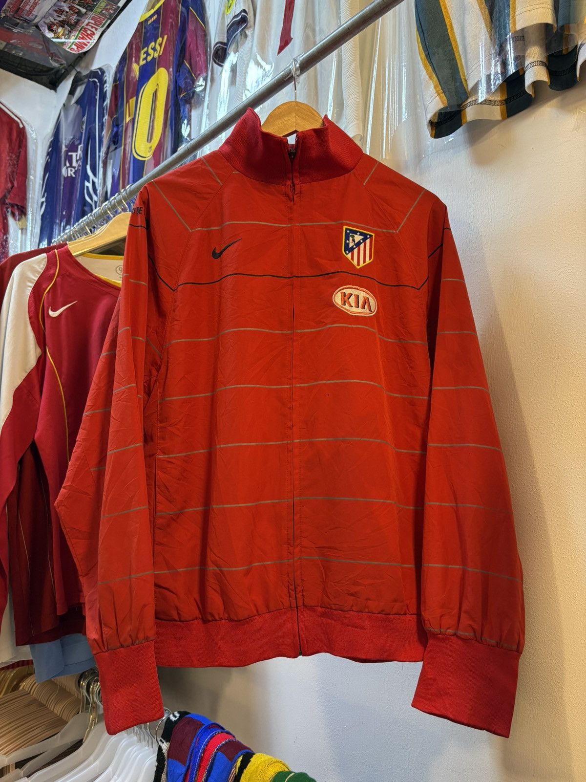Nike Vintage Y2K Atletico Madrid Tracksuit Size US L / EU 52-54 / 3 - 1 Thumbnail