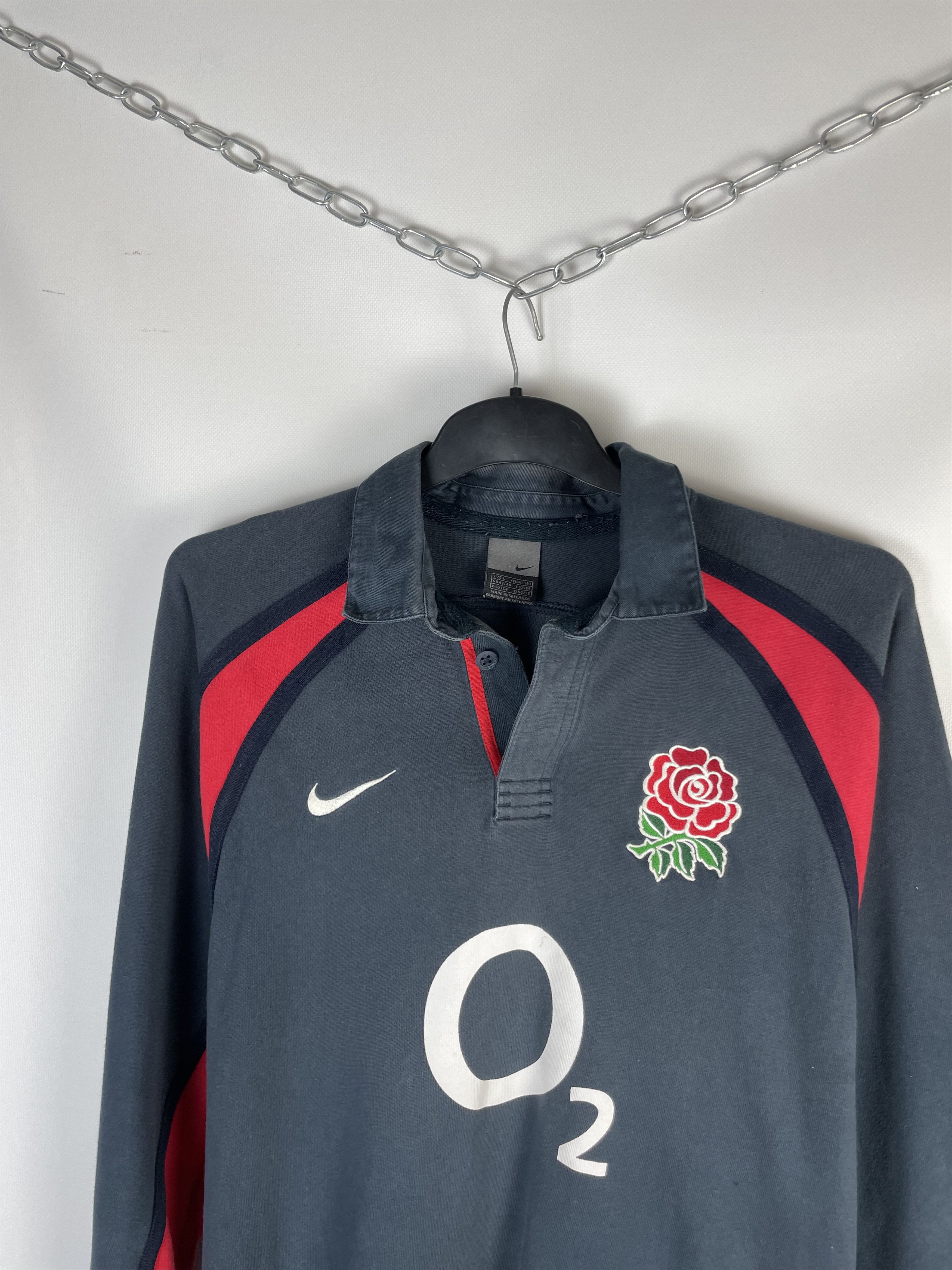 Nike Vintage England Rugby League Nike O2 Long-sleeve T-shirts Size US L / EU 52-54 / 3 - 3 Thumbnail