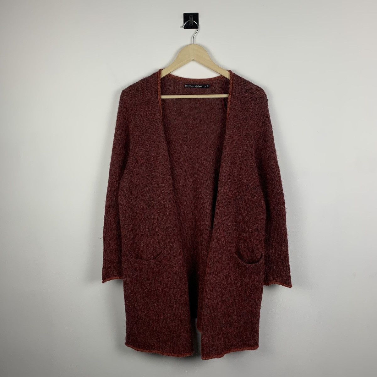 Gudrun Sjoden Gudrun Sjoden Knit Wool Open Cardigan Red Size M Size M / US 6-8 / IT 42-44 - 1 Thumbnail