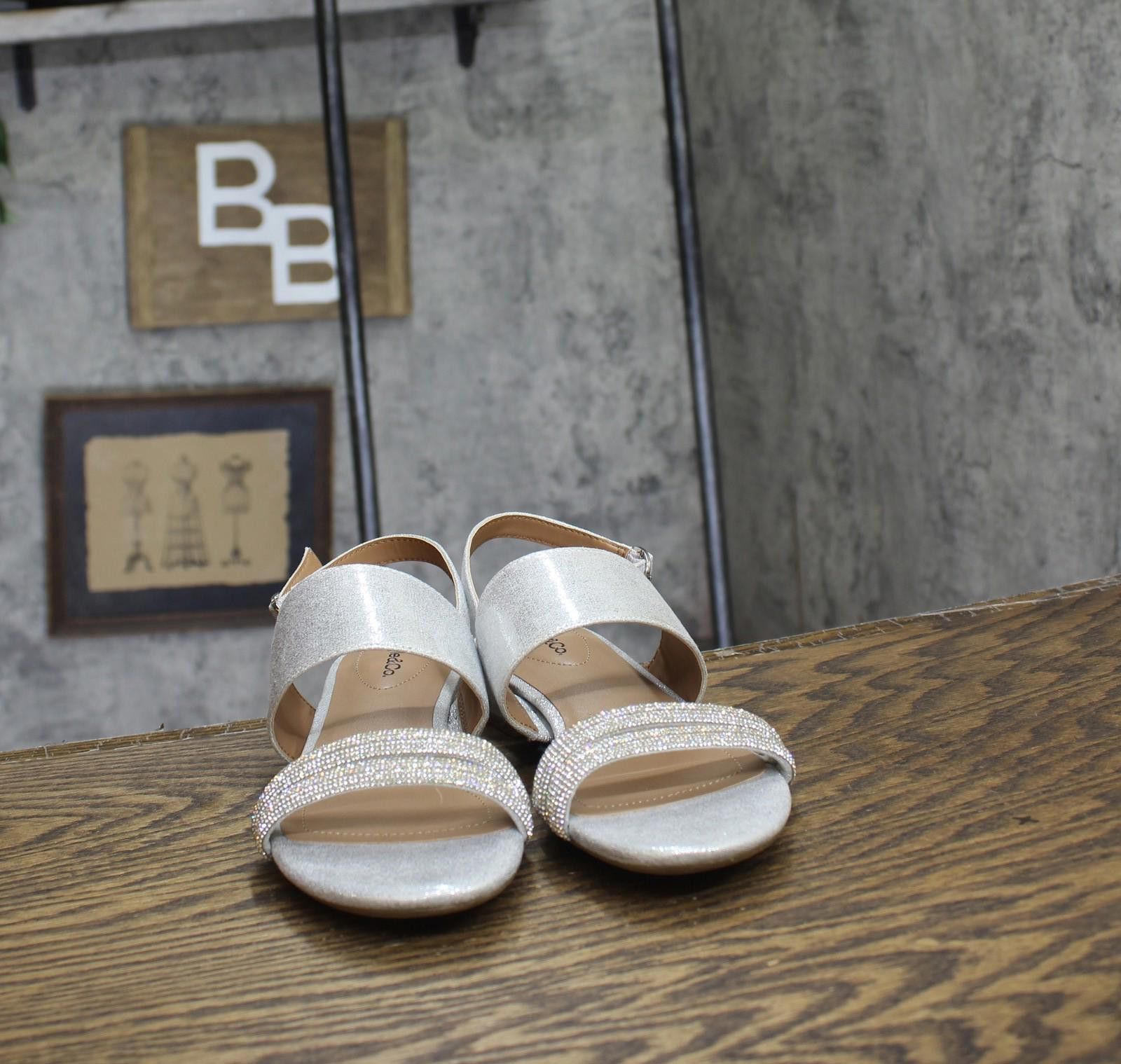 Style & Co New Style & Co. Dress Sandals 10019109300 Silver Gray 6.5m Size US 6.5 / IT 36.5 - 3 Thumbnail